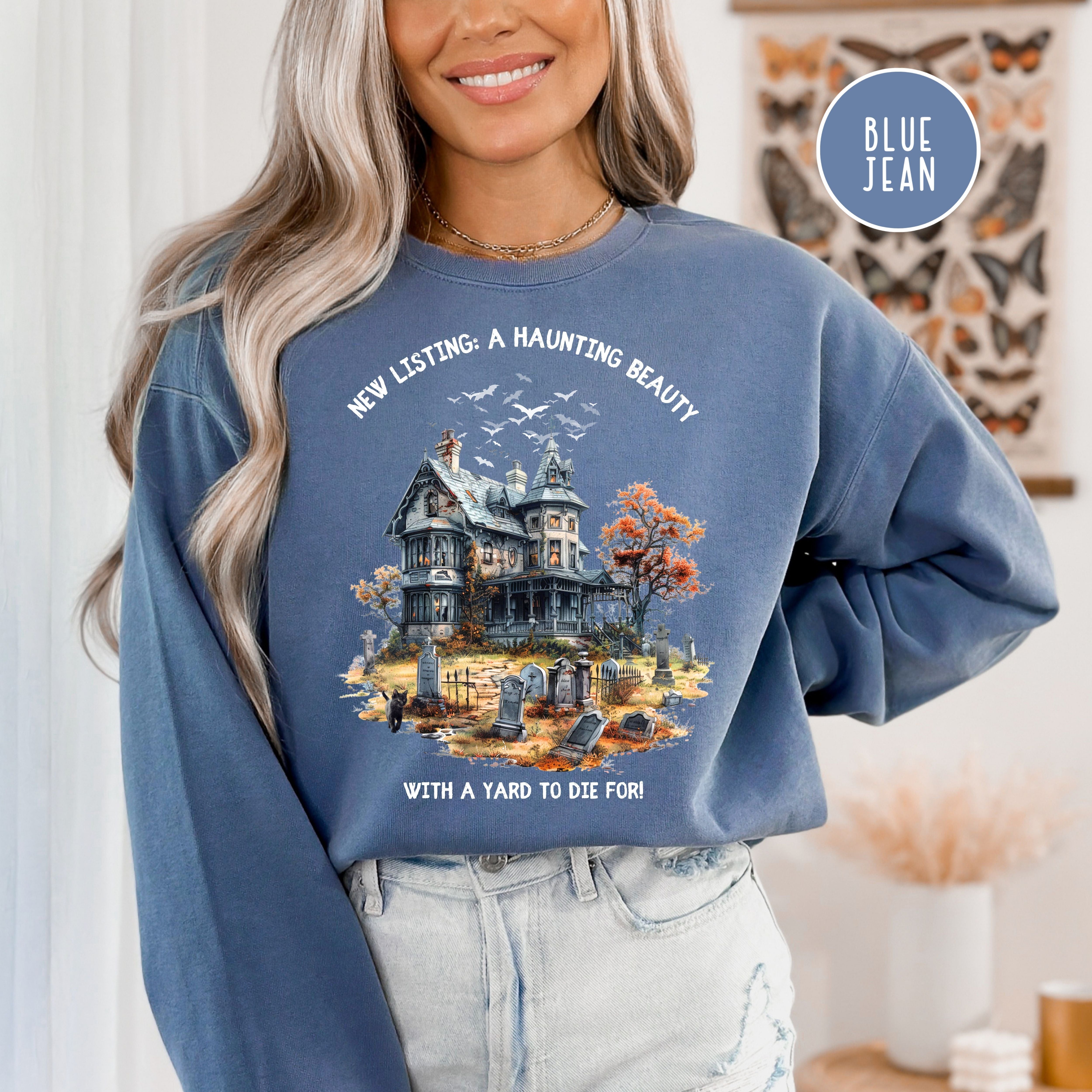 Real Estate Agent Halloween Comfort Colors® Sweatshirt