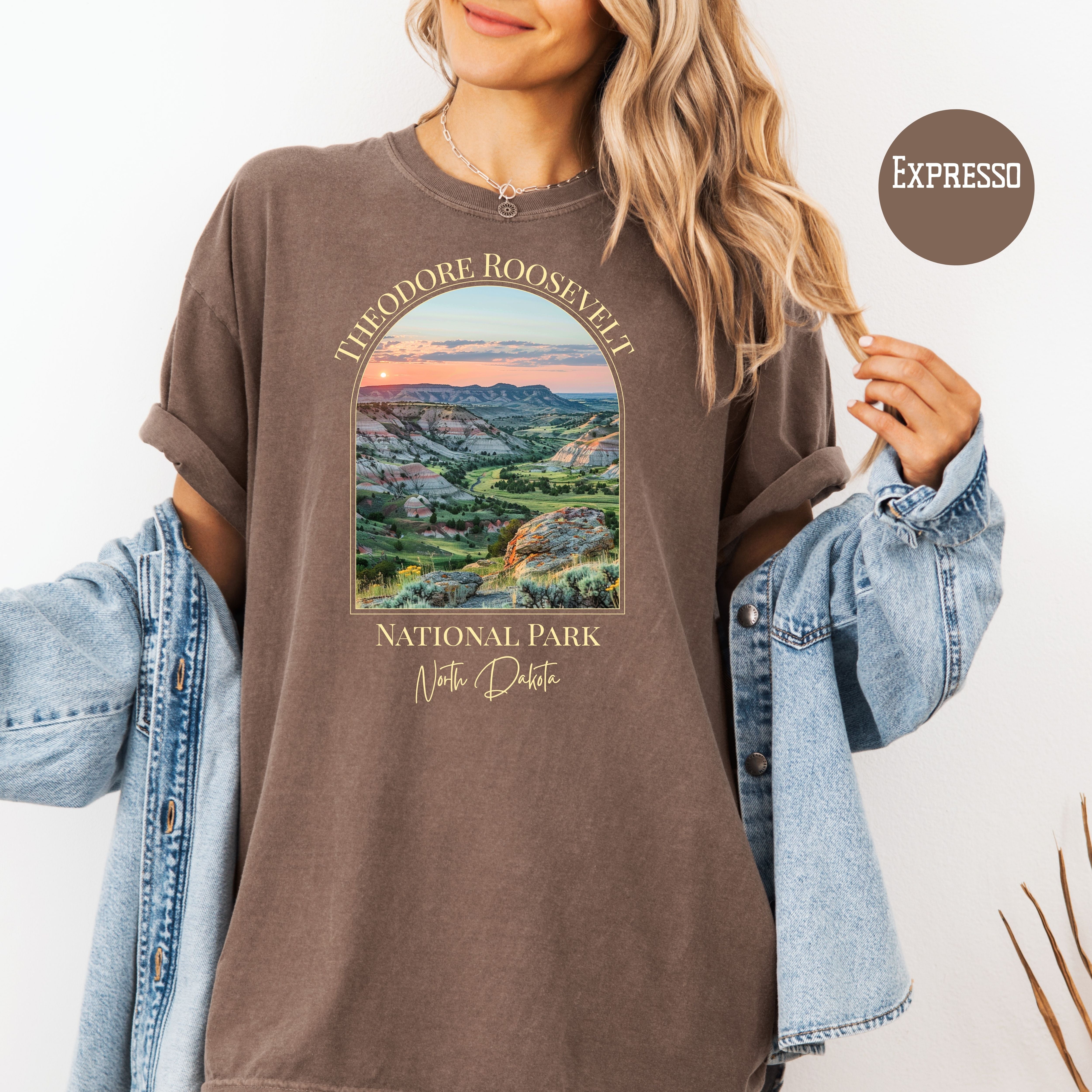 Theodore Roosevelt National Park North Dakota Comfort Colors Unisex Tee