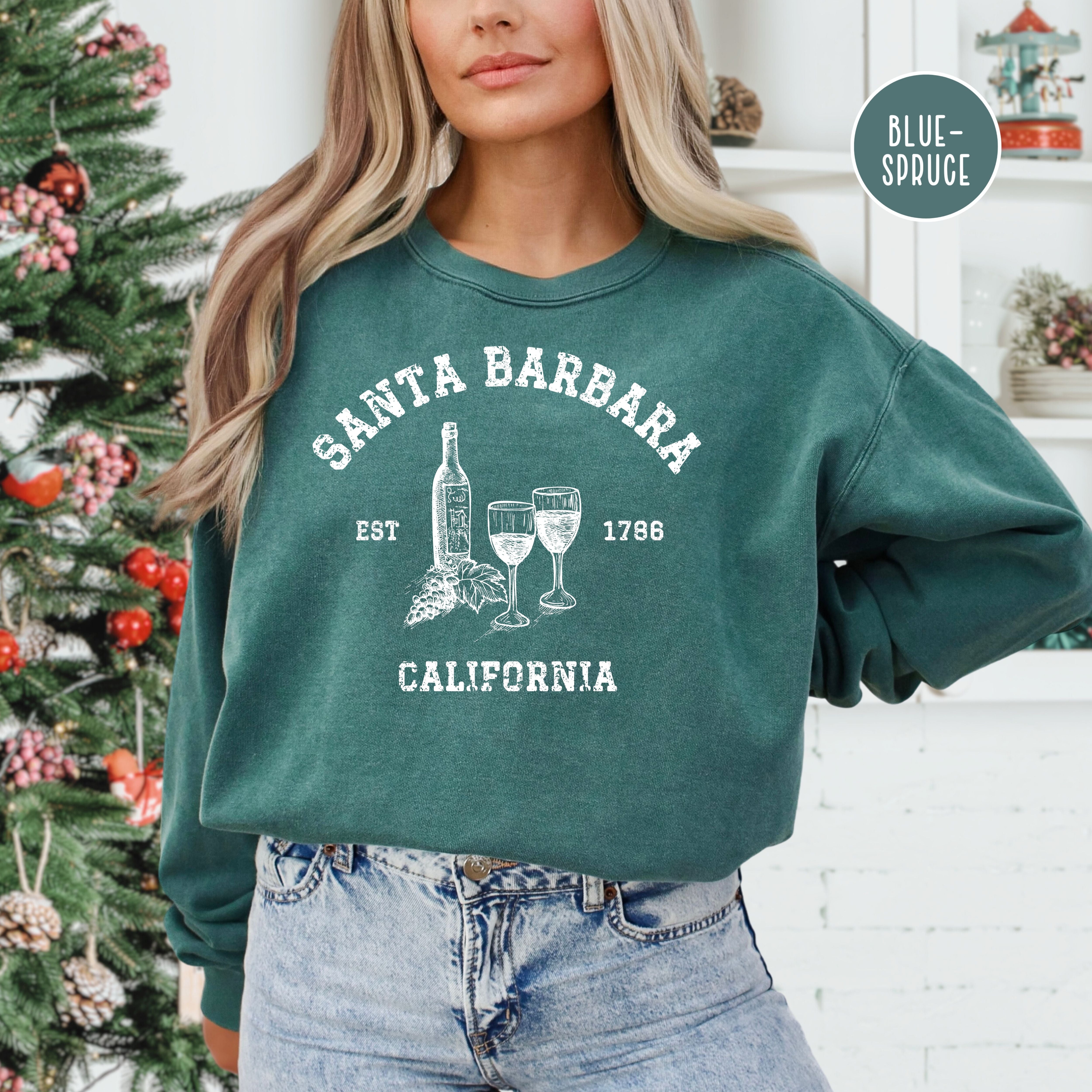 Santa Barbara California Comfort Colors® Sweatshirt