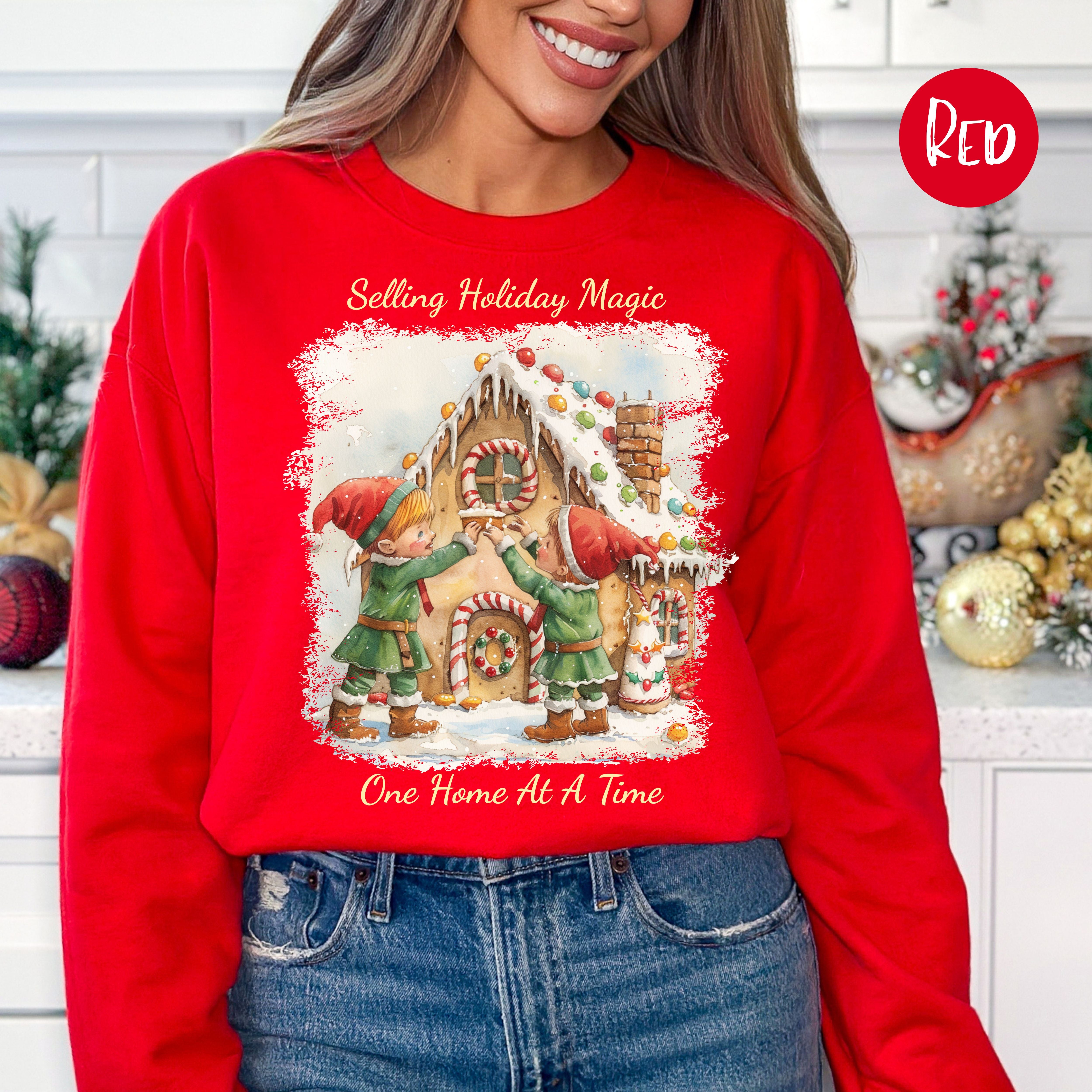 Real Estate Agent Unisex Christmas Sweatshirt