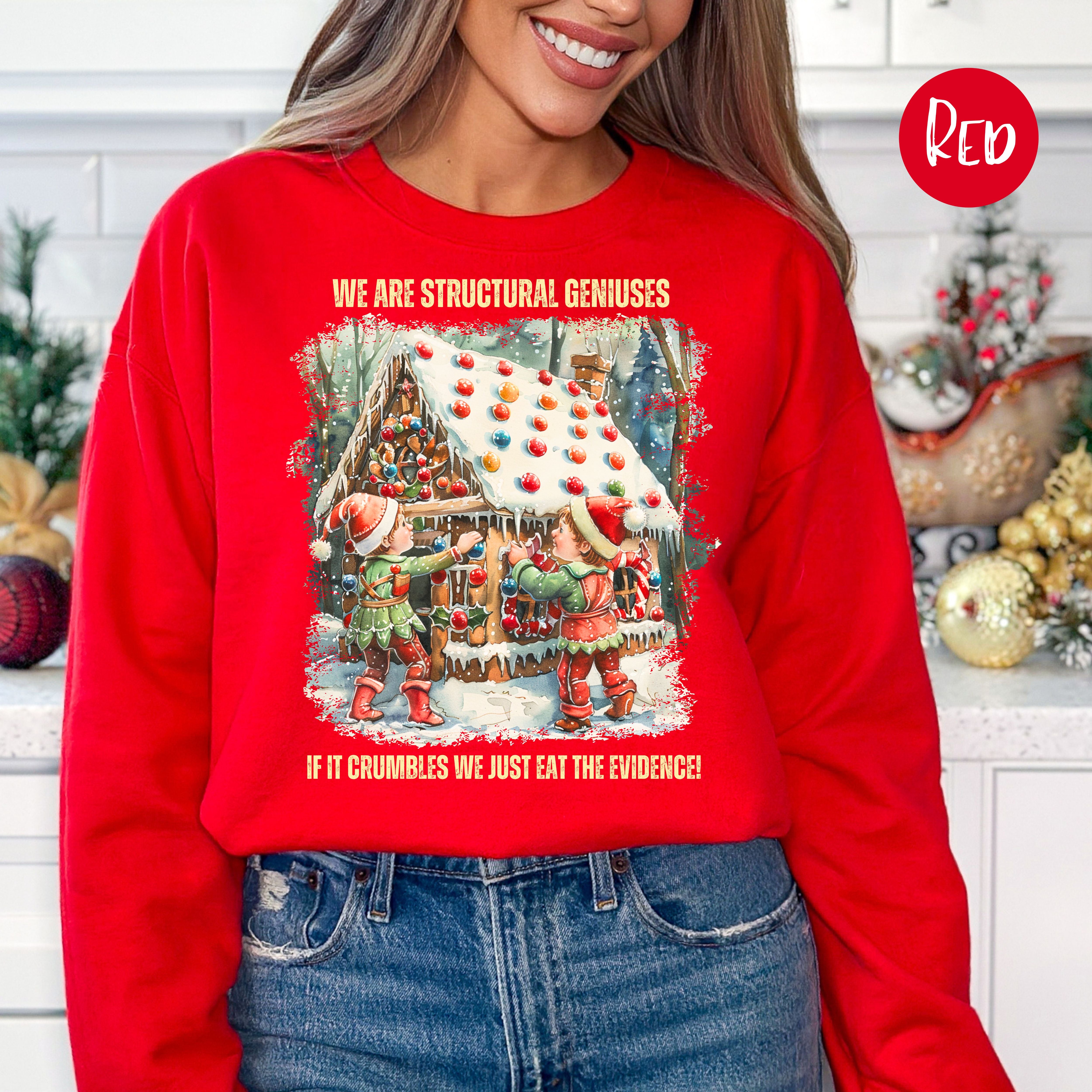 Funny Gingerbread House Baking Contest Unisex Sweatshirt