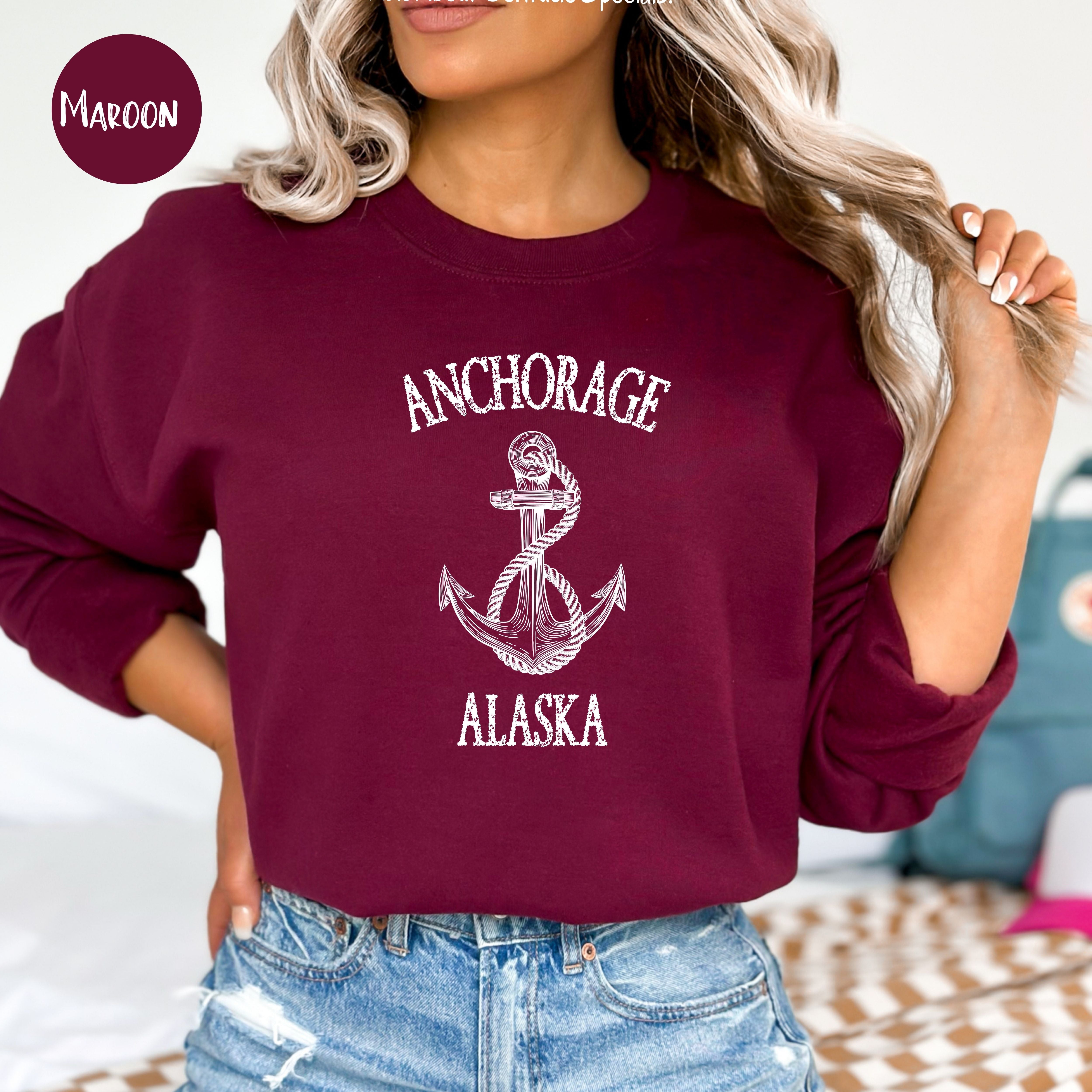 Anchorage Alaska Anchor Sweatshirt