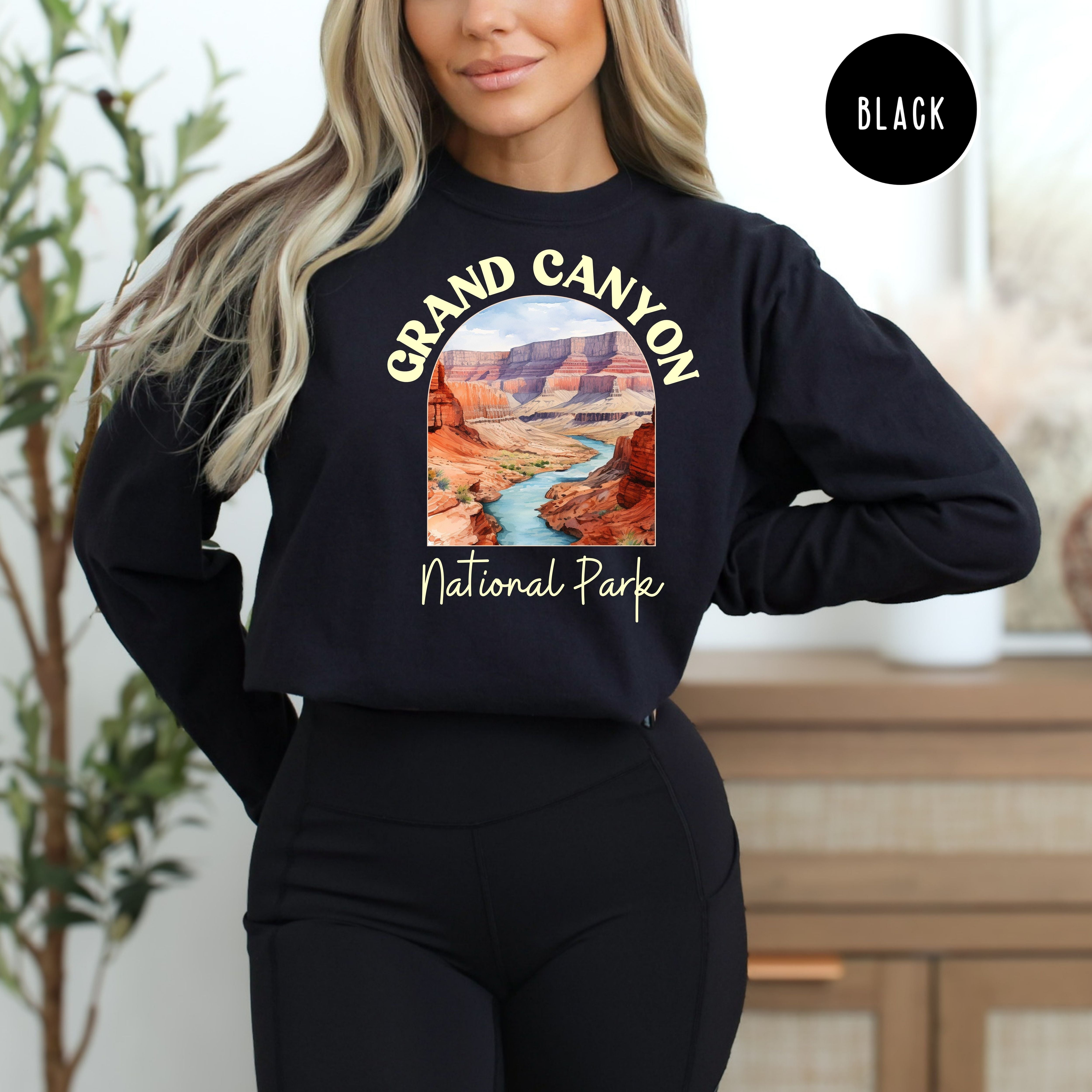 Grand Canyon National Park Arizona Long Sleeve Comfort Colors Shirt