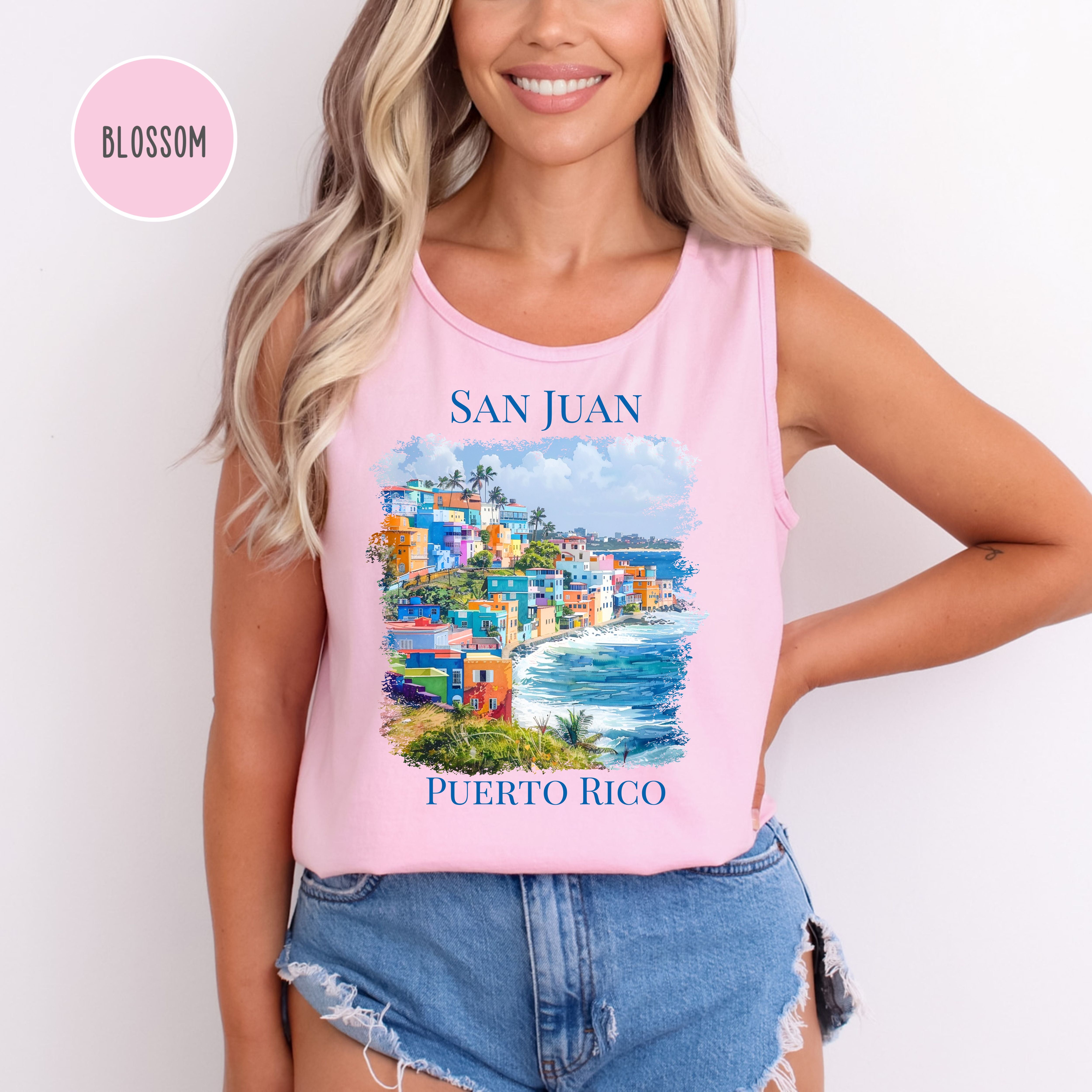 San Juan Puerto Rico Comfort Colors Tank Top