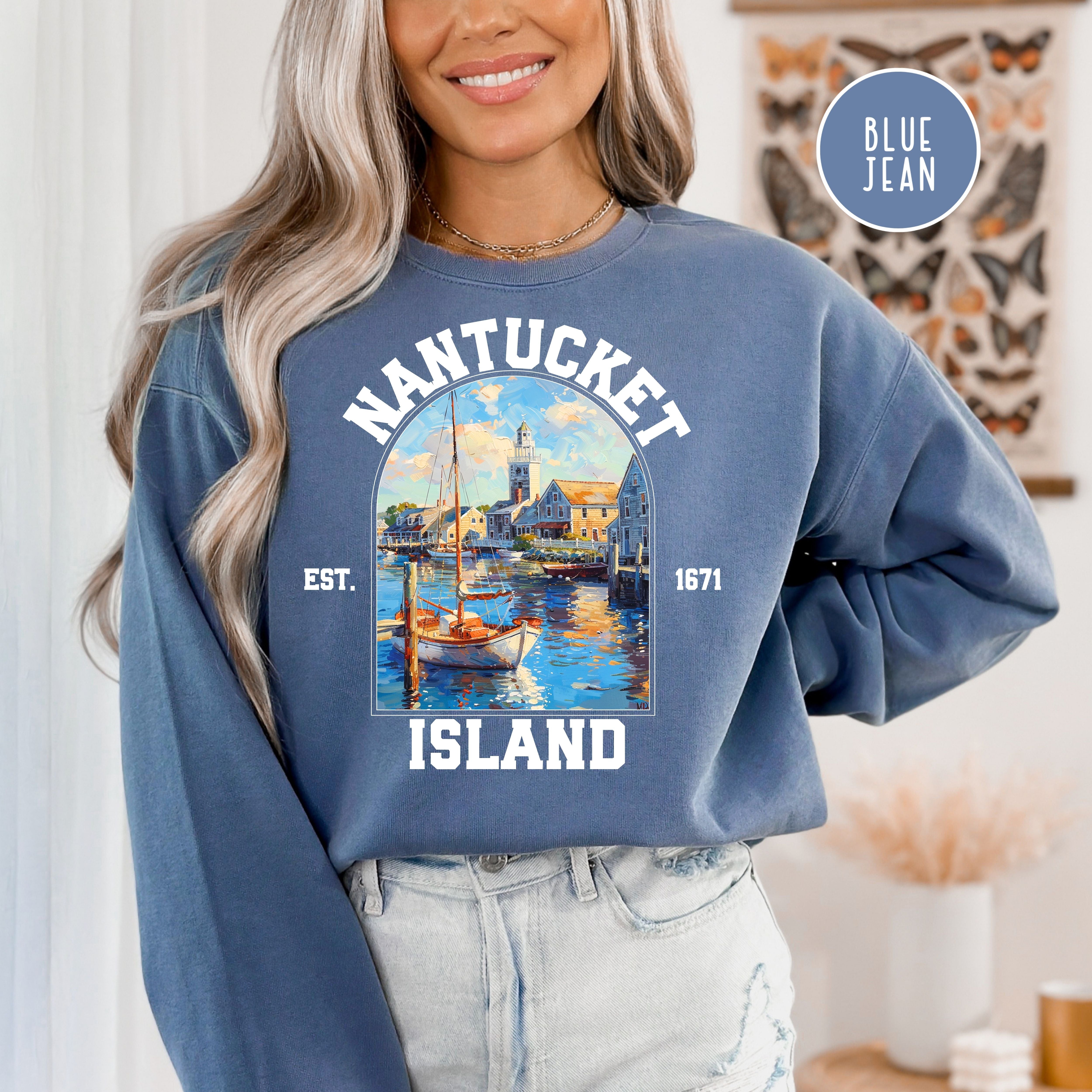 Nantucket Island Comfort Colors® Sweatshirt