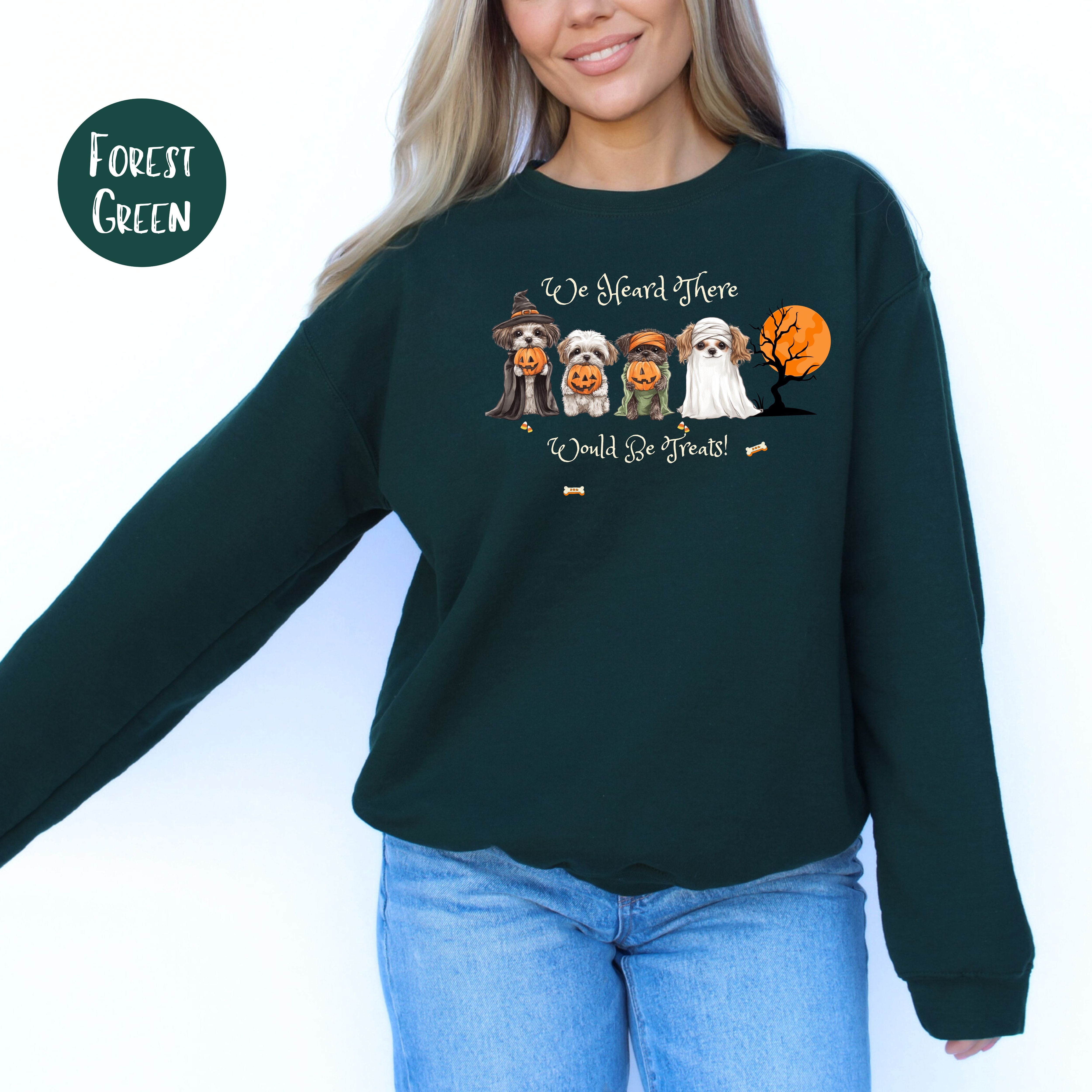 Funny Dog Lover Halloween Sweatshirt for Dog Mama