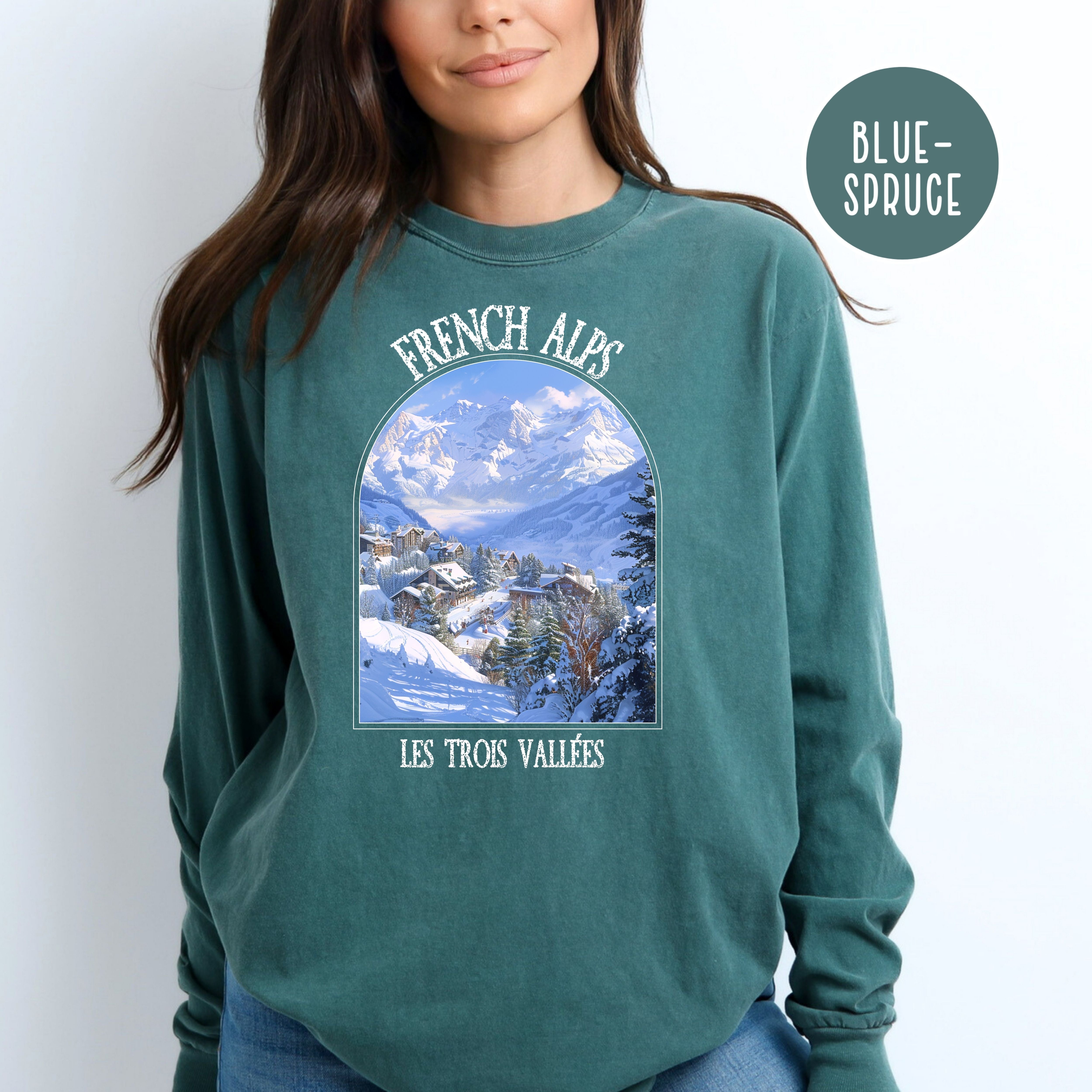 French Alps Comfort Colors® Long Sleeve Tee