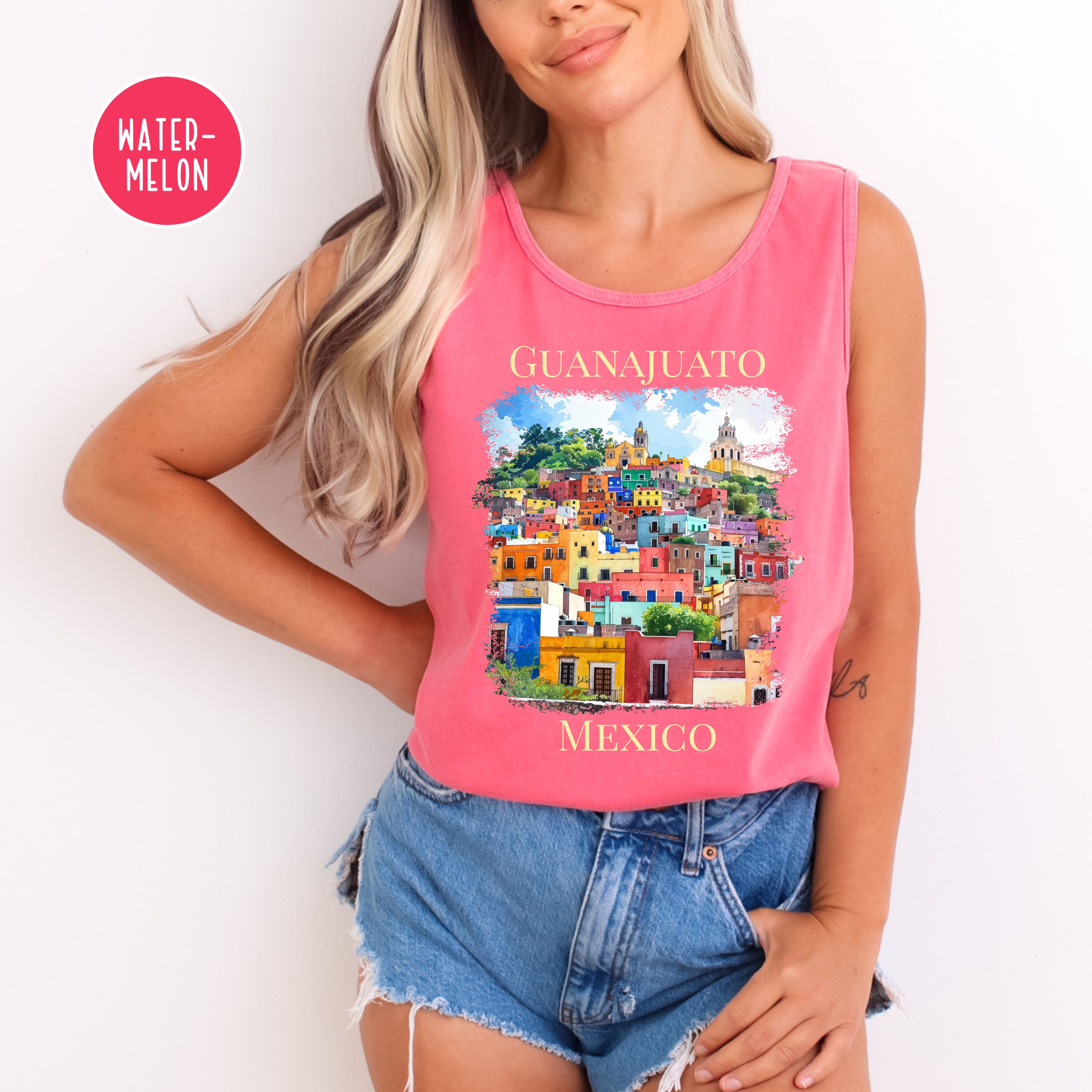 Guanajuato Mexico Comfort Colors Tank Top