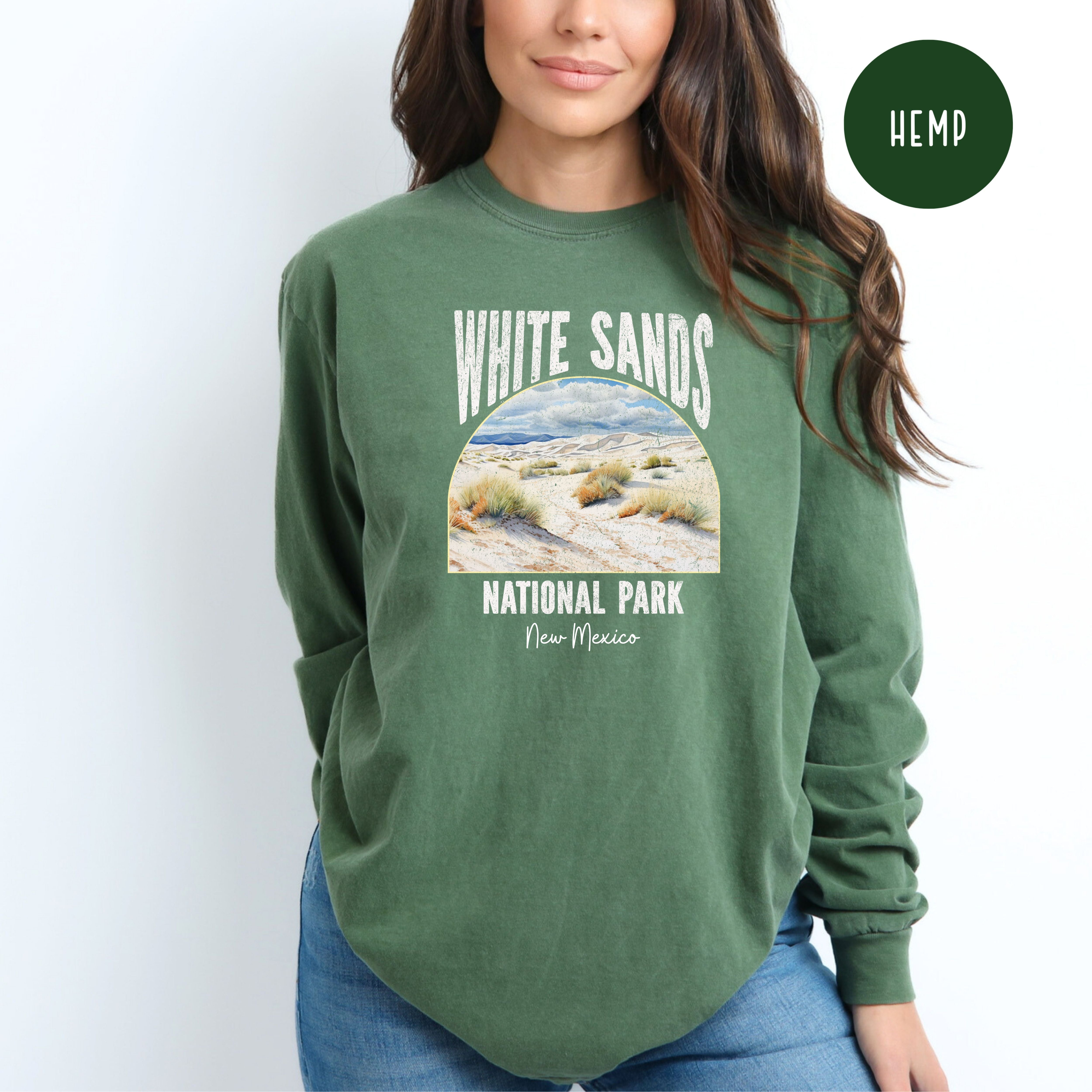 White Sands National Park New Mexico Comfort Colors® Long Sleeve Tee