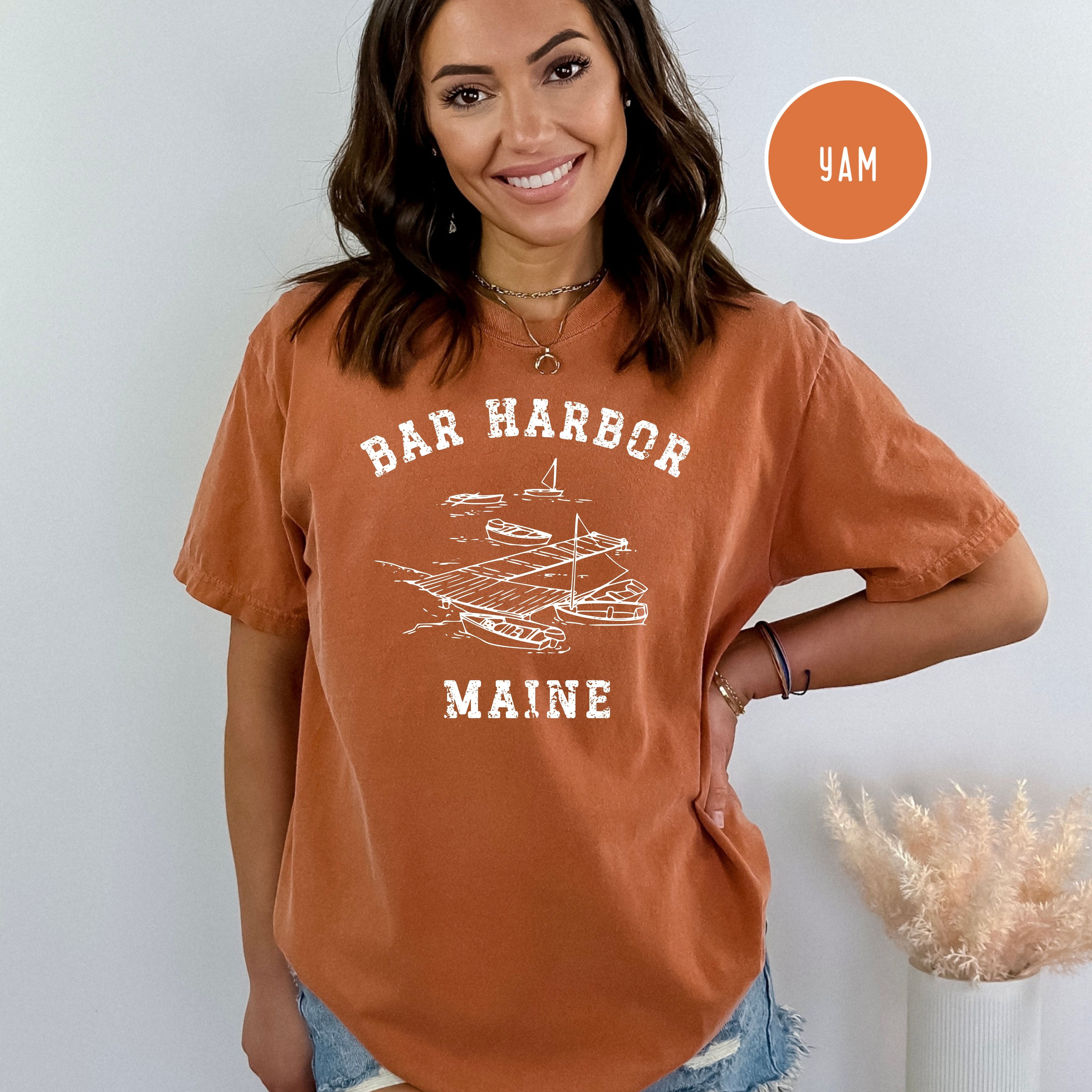 Bar Harbor Maine Grunge Style Comfort Colors® Tee