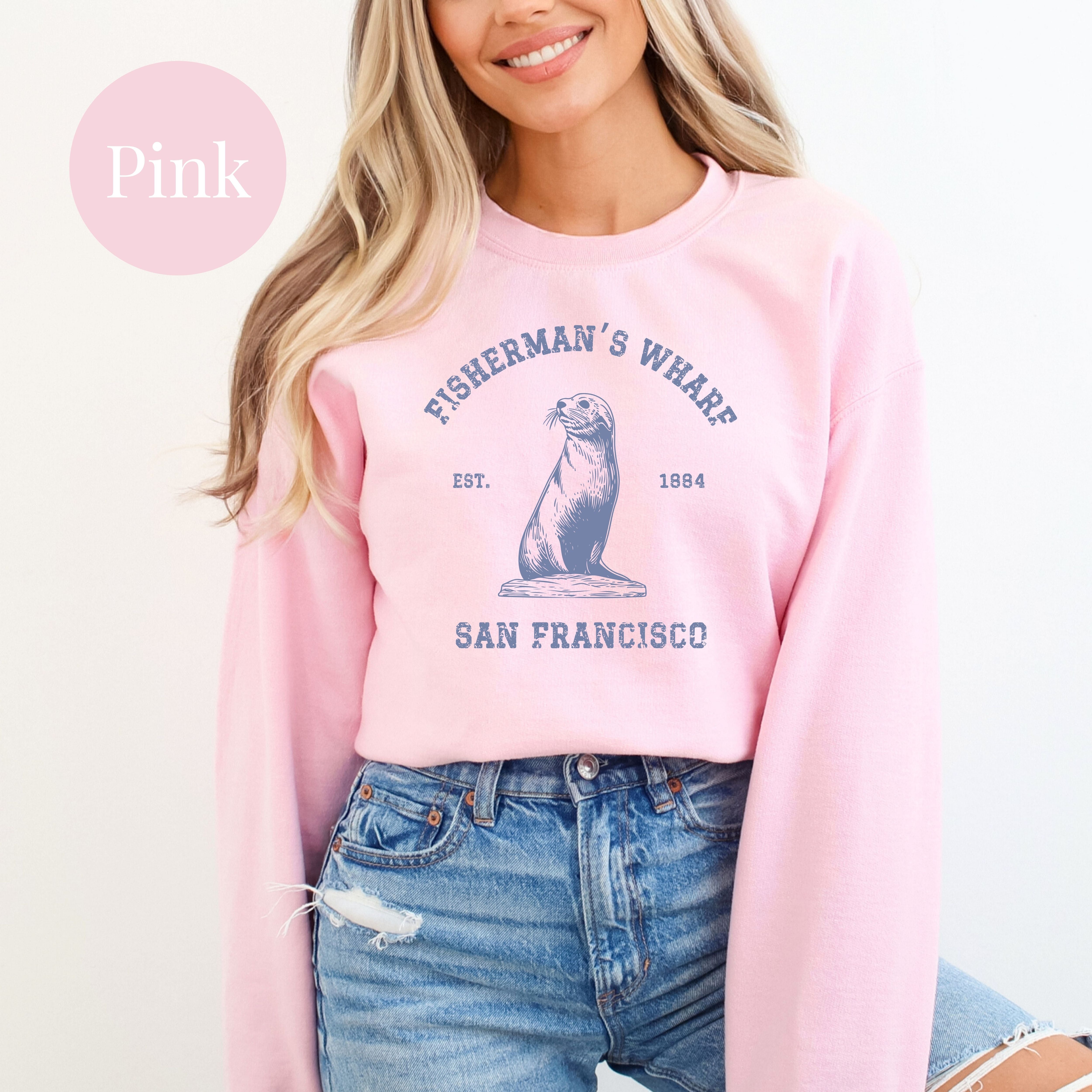 Fisherman Wharf San Francisco Unisex Sweatshirt, Pier 39 Shirt