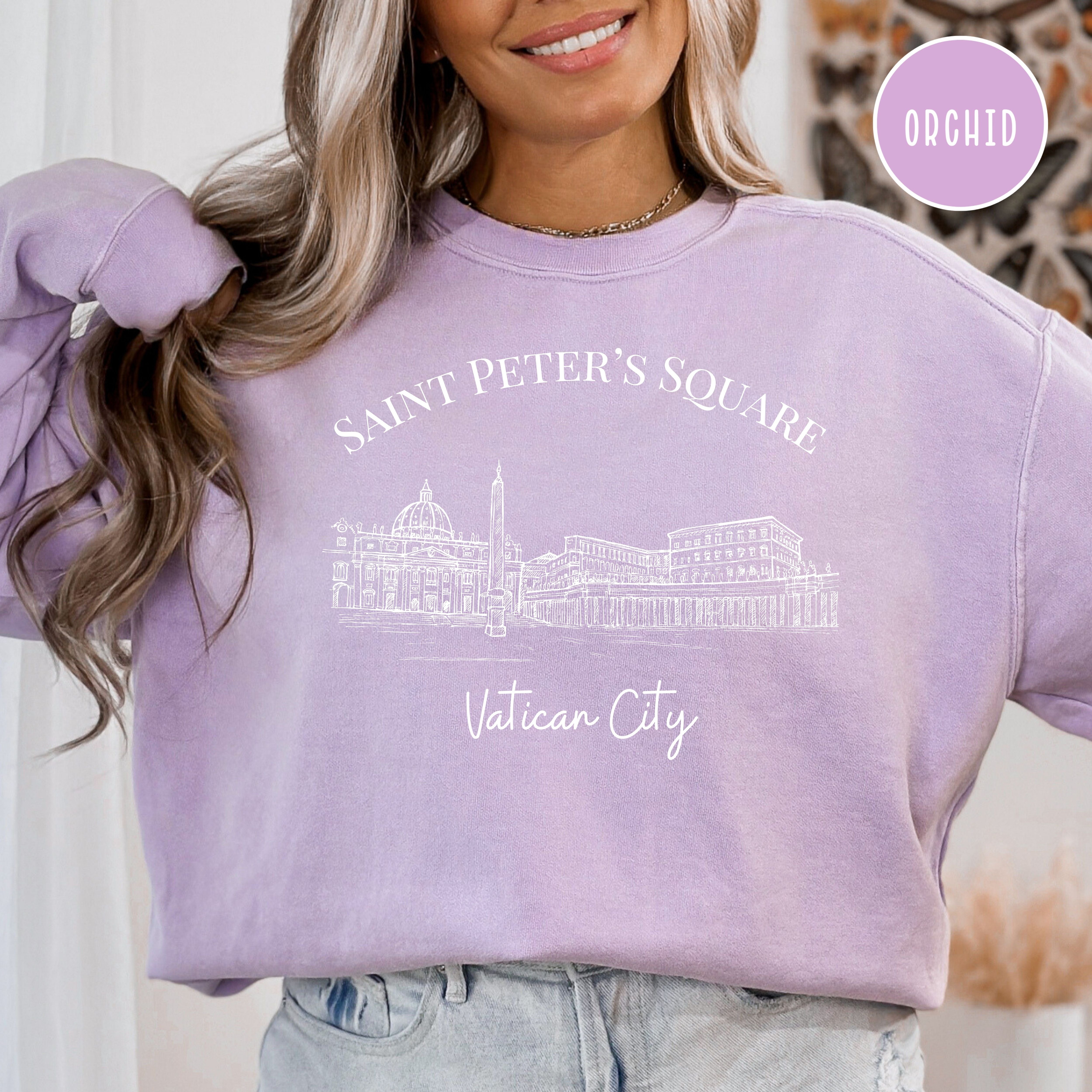 Saint Peter's Square Comfort Colors® Sweatshirt