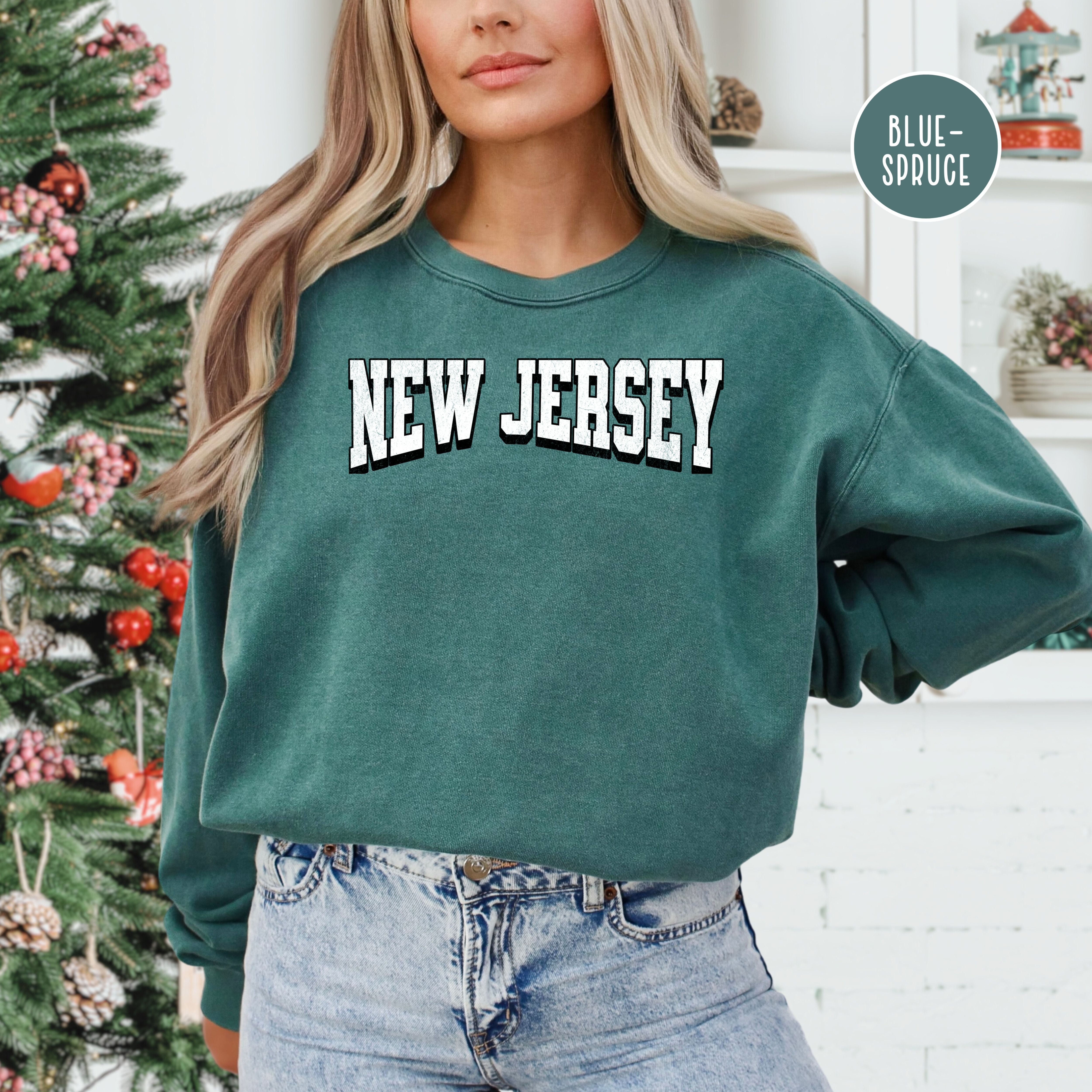 New Jersey Grunge Comfort Colors® Sweatshirt