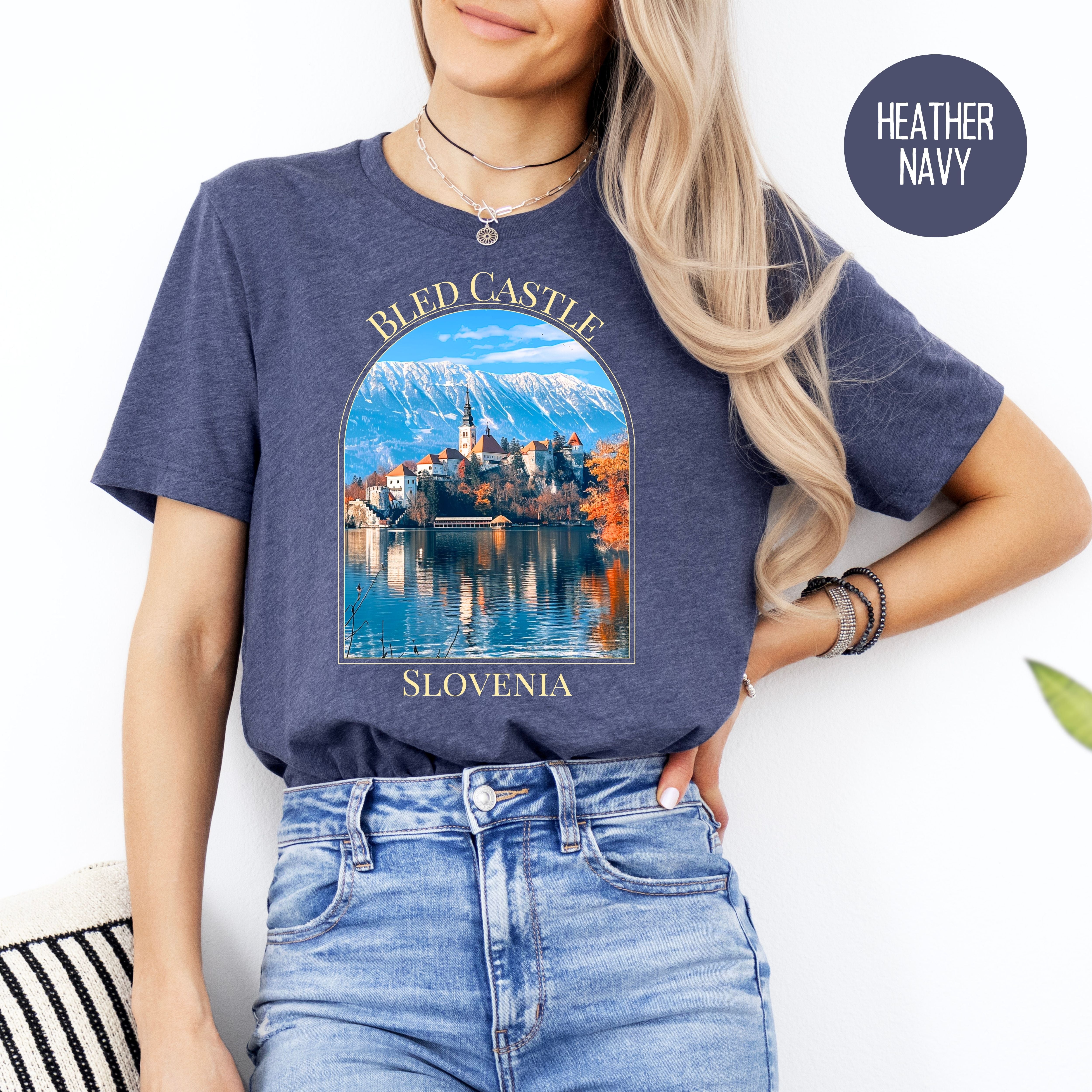 Bled Castle Slovenia Soft-Style Tee