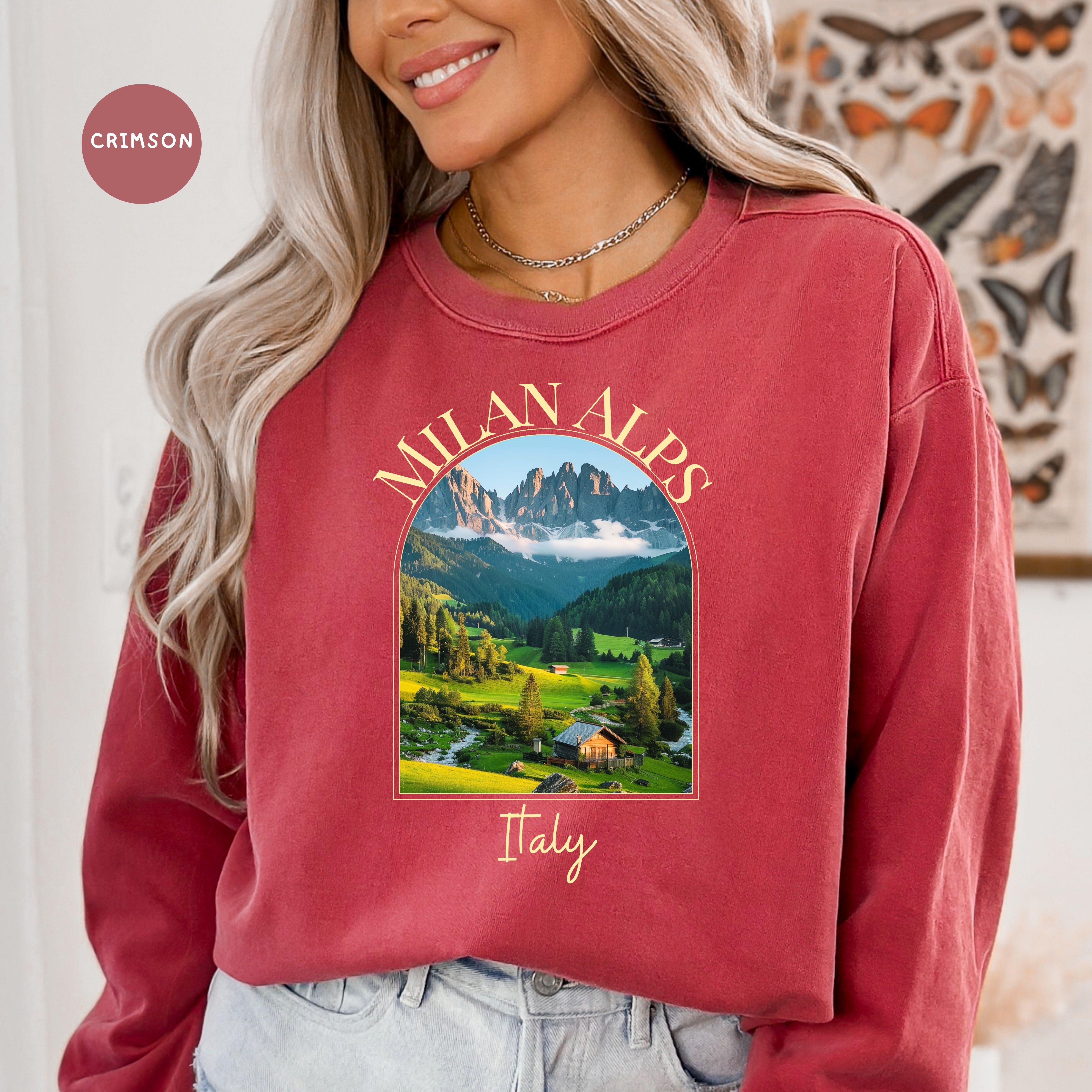 Milan Alps Italy Comfort Colors® Sweatshirt