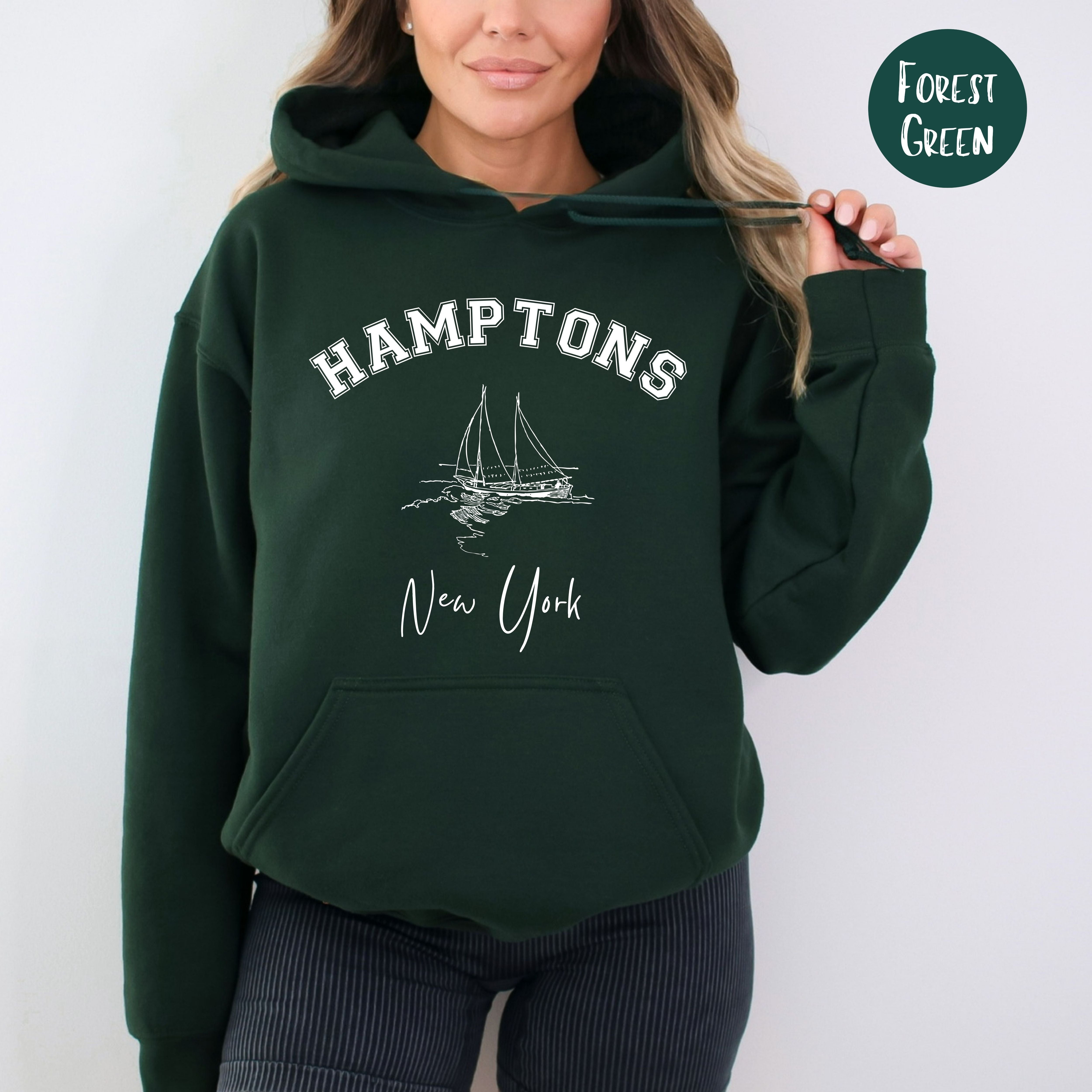 Hamptons Unisex Hoodie, Hamptons Vacation Gift Hoodie