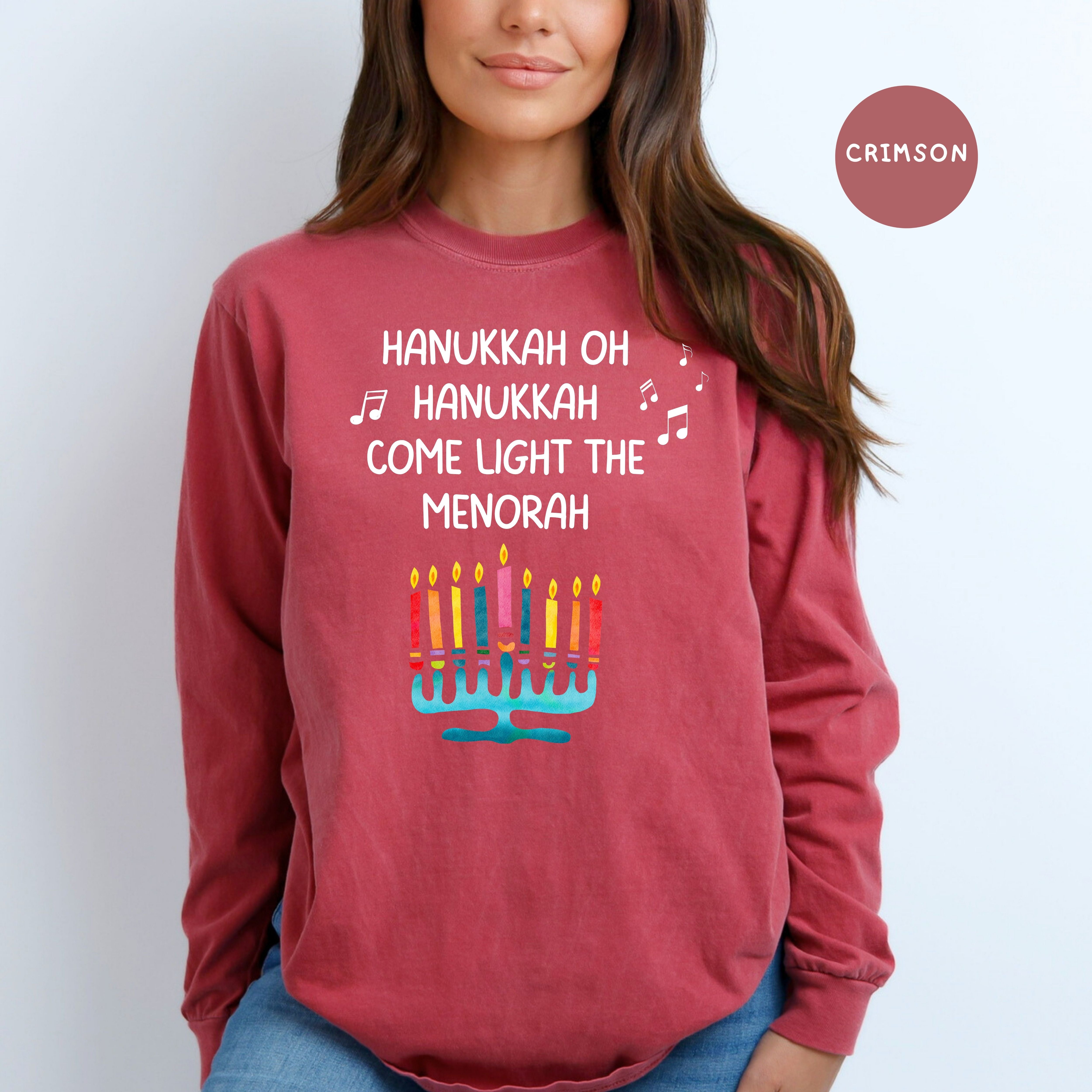 Chanukah Party Comfort Colors® Long Sleeve Tee