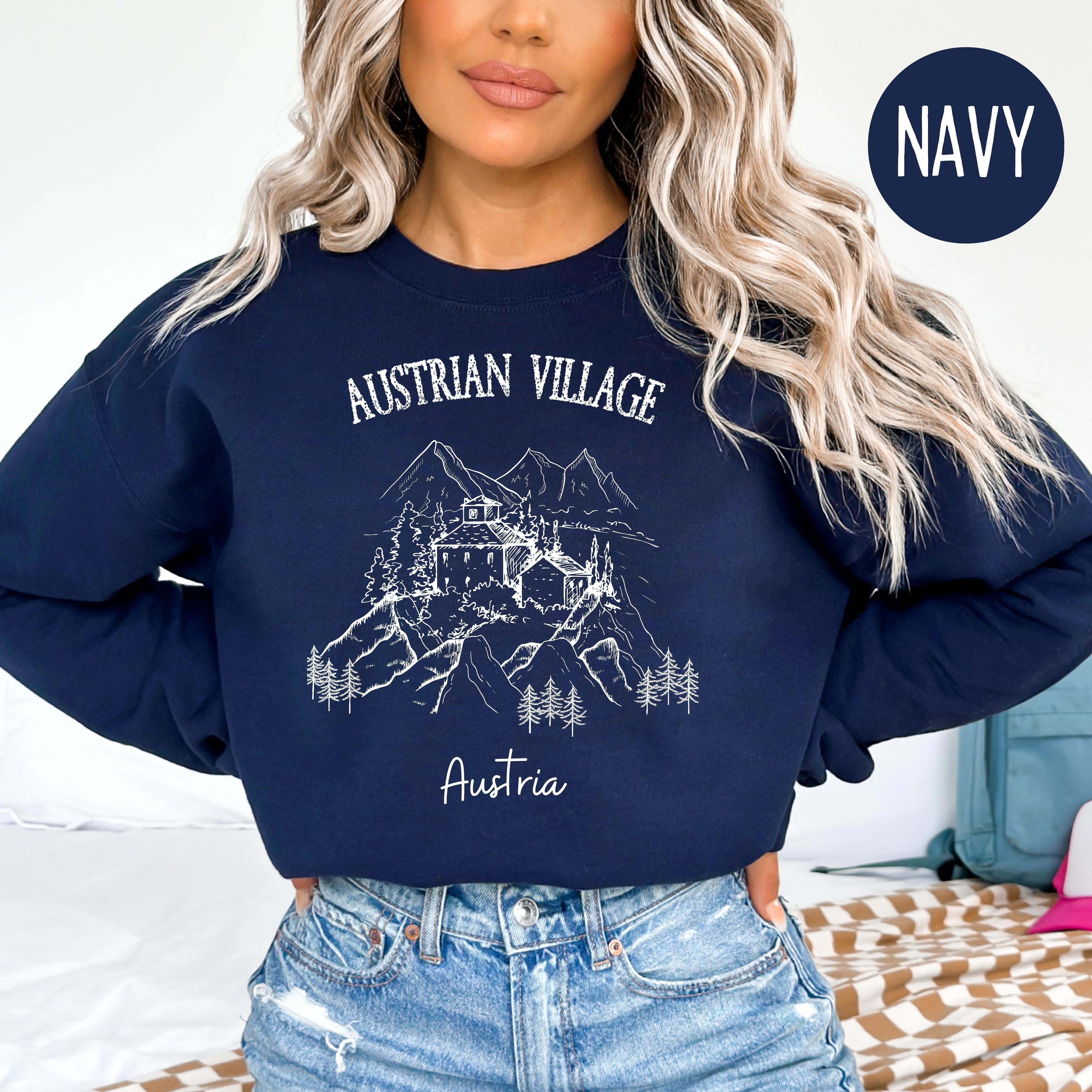 Austrian Village Grunge Style Sweatshirt