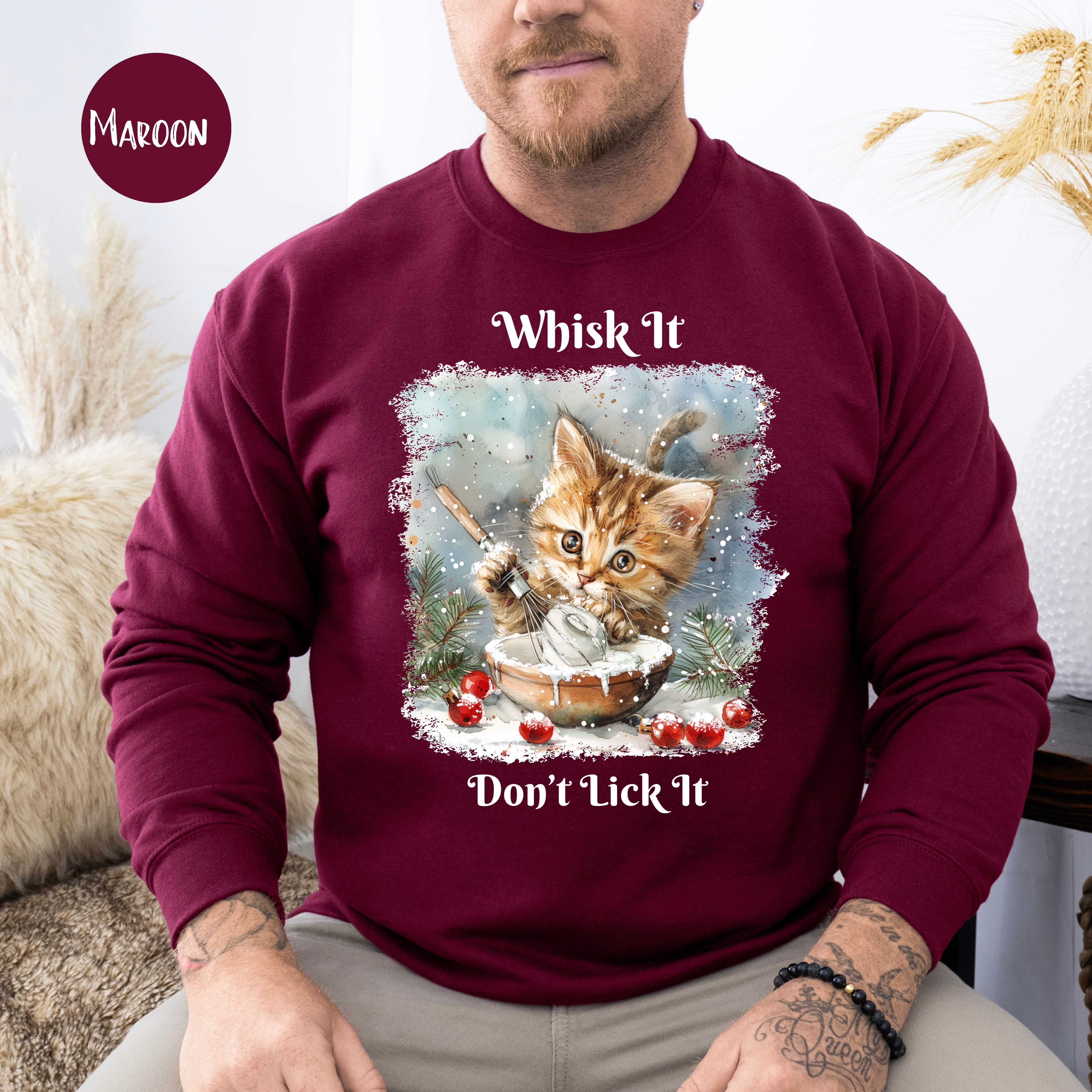 Christmas Season Funny Cat Lover Sweatshirt