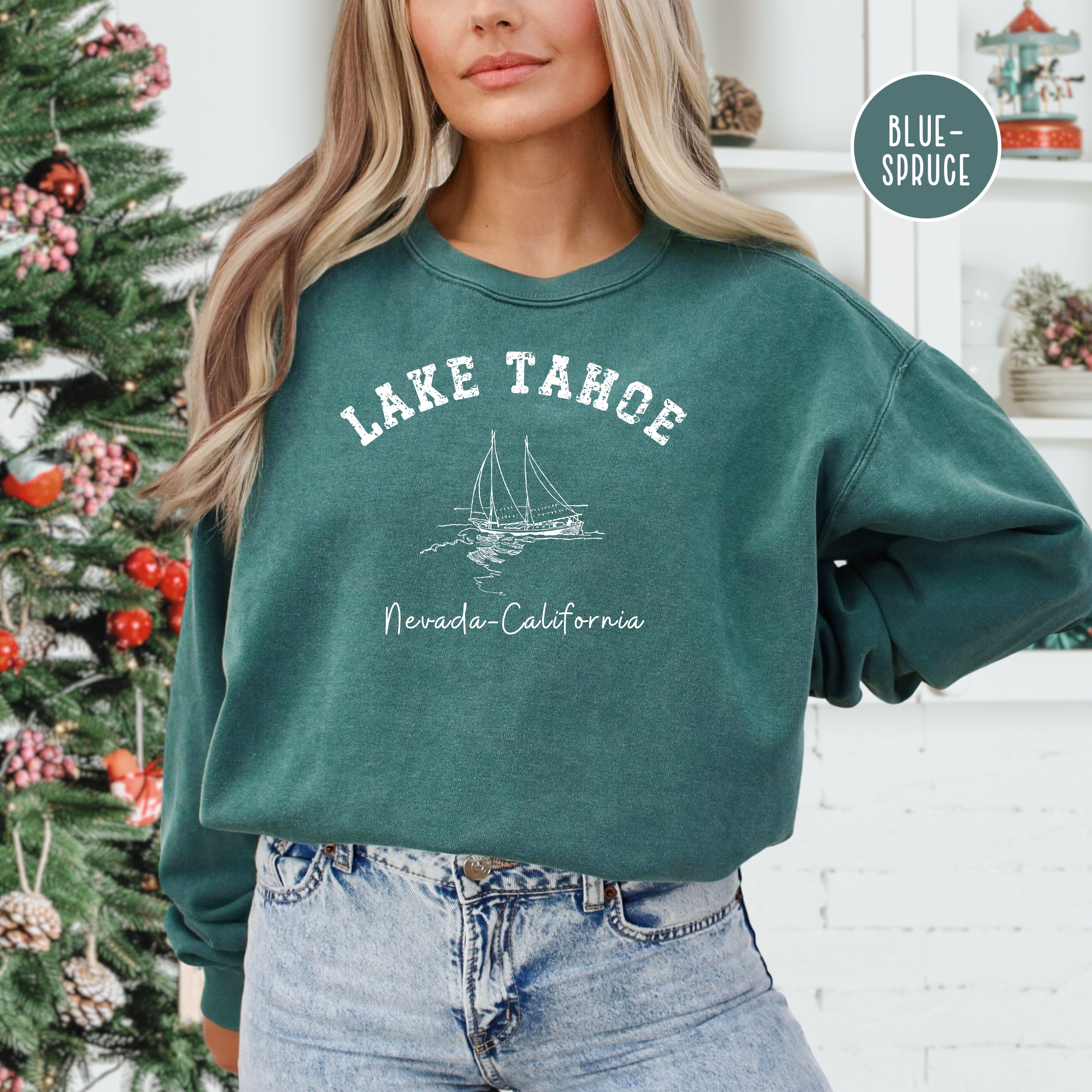 Lake Tahoe Grunge Comfort Colors® Sweatshirt