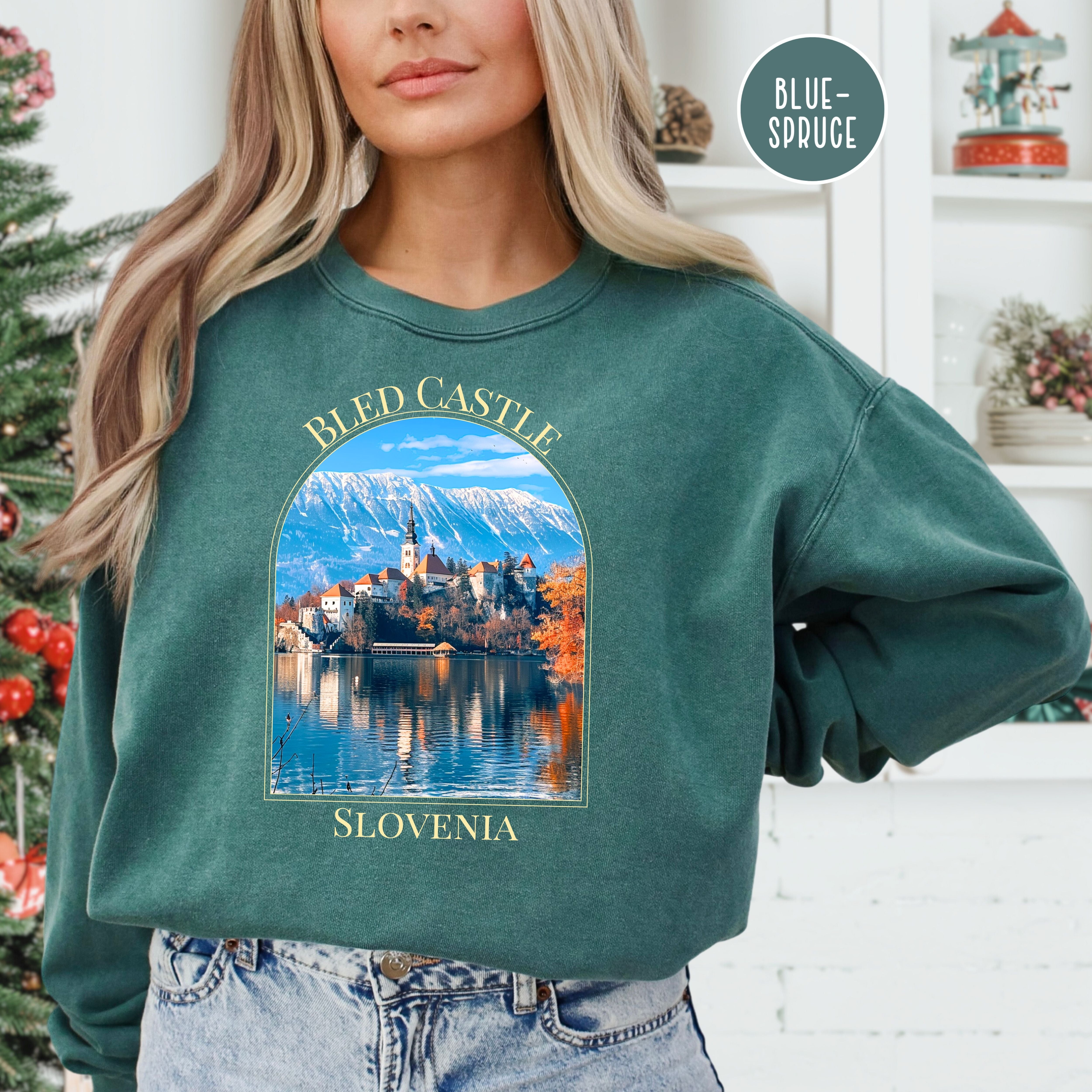 Bled Castle Slovenia Comfort Colors® Sweatshirt