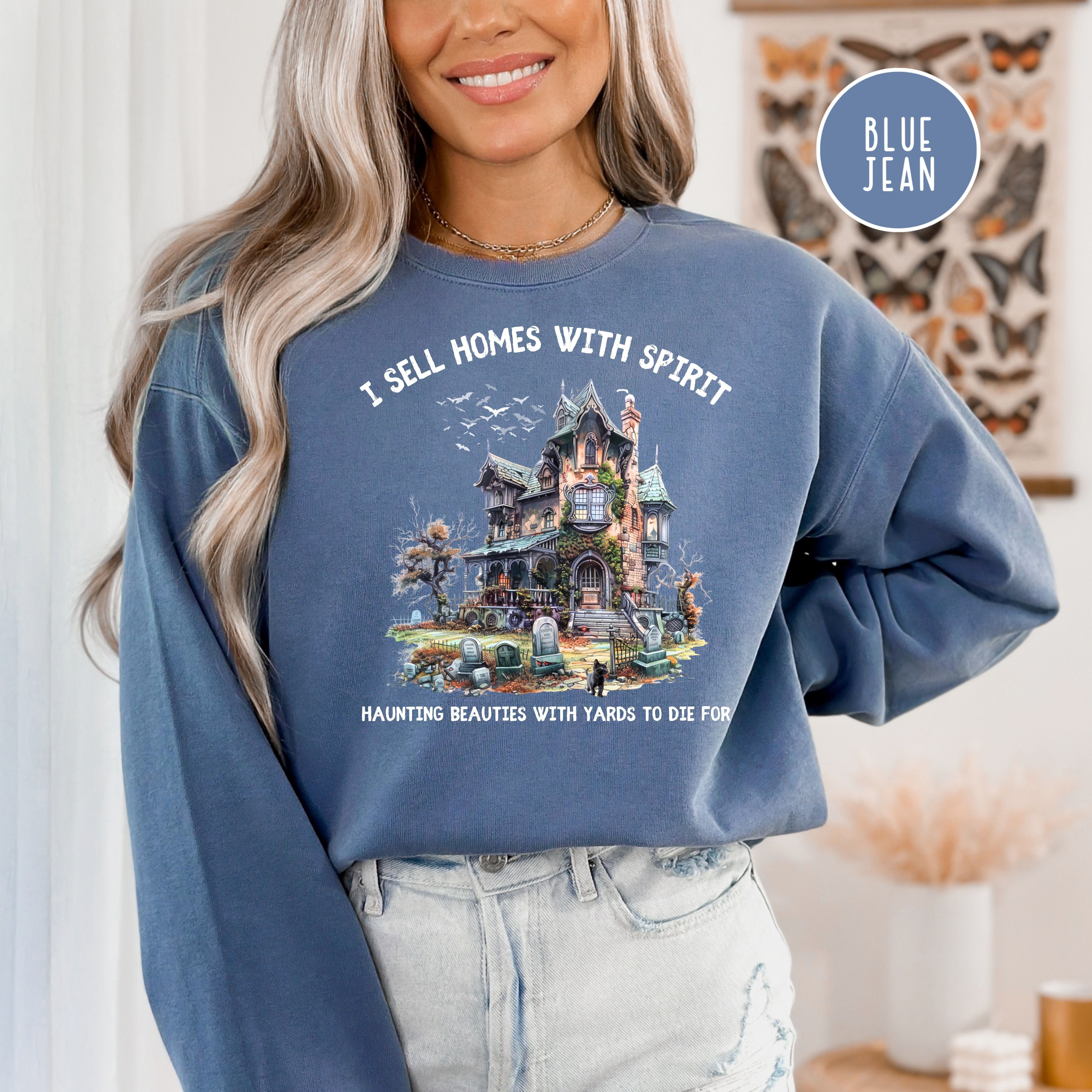 Halloween Real Estate Agent Comfort Colors® Sweatshirt