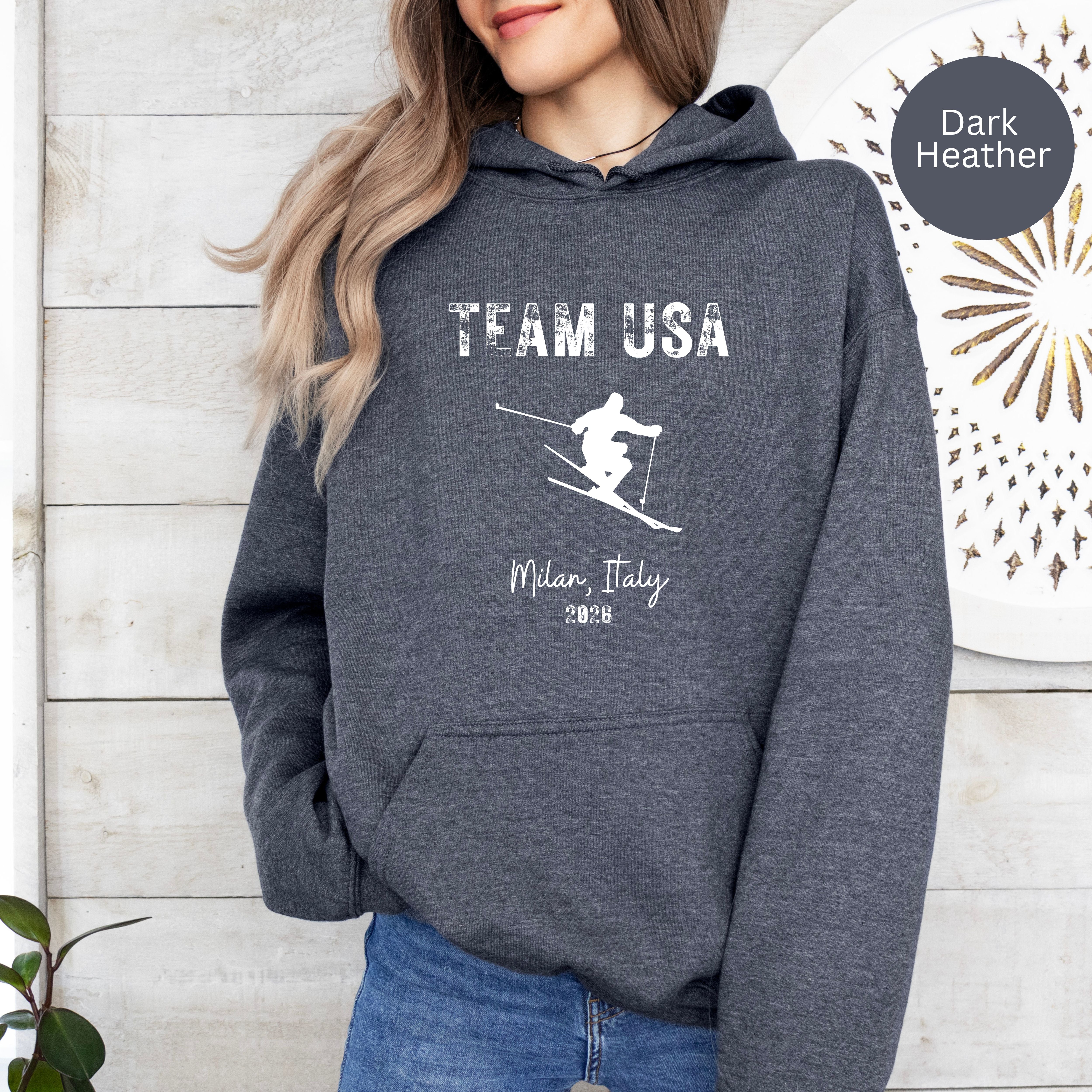 Team USA Alpine Skiing Winter Games Hoodie, USA Ski Team Cortina d'Ampezzo 2026 Winter Games
