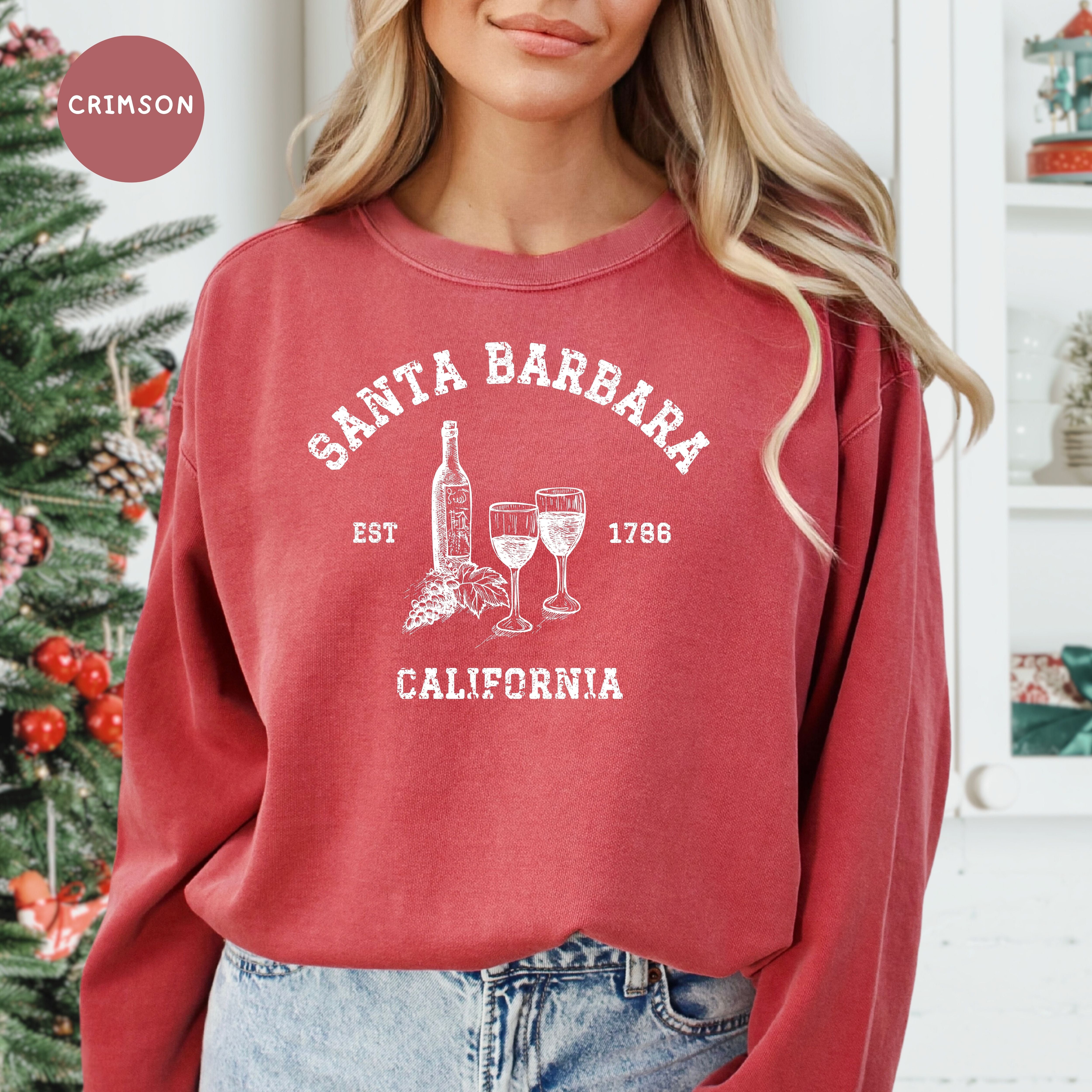 Santa Barbara California Comfort Colors® Sweatshirt