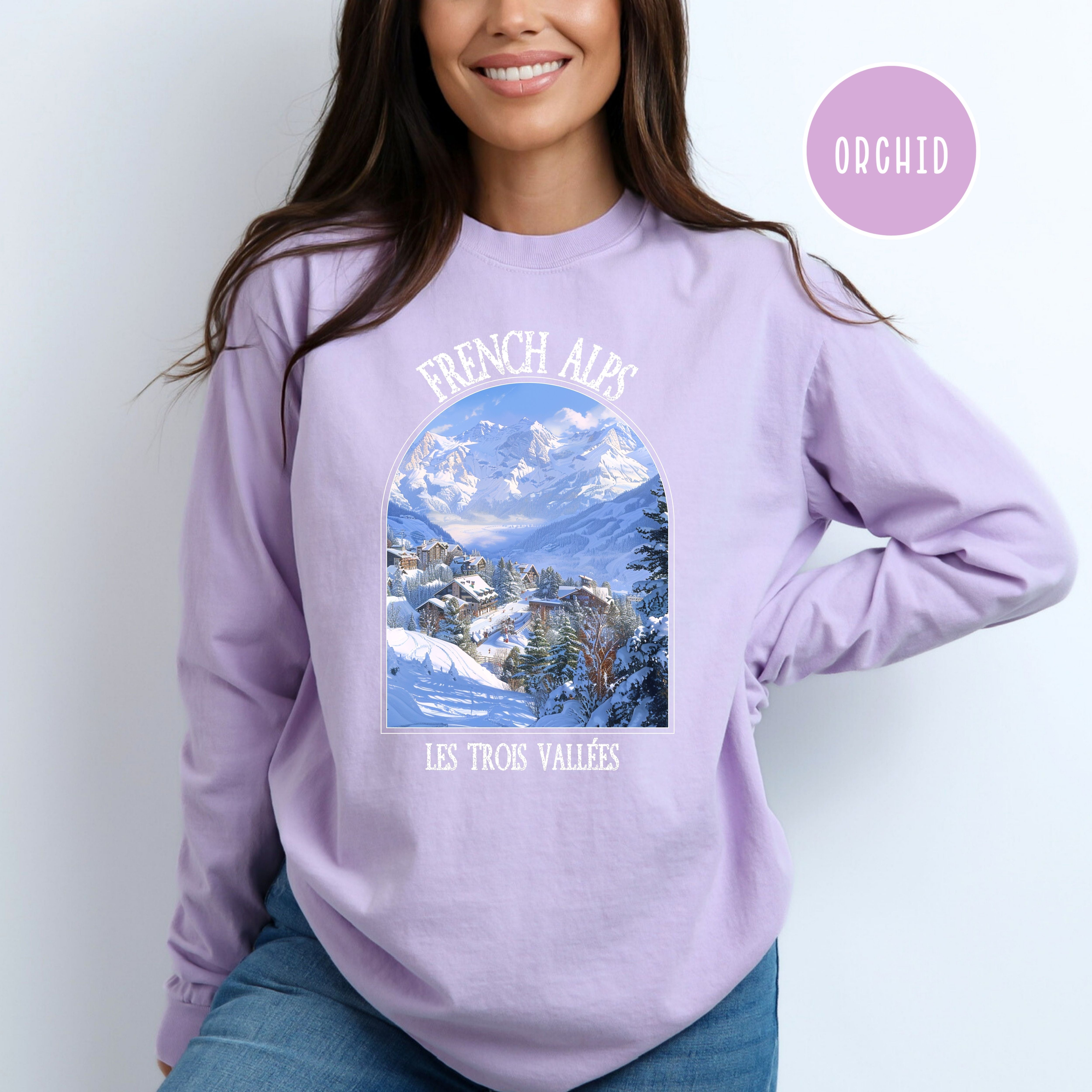 French Alps Comfort Colors® Long Sleeve Tee