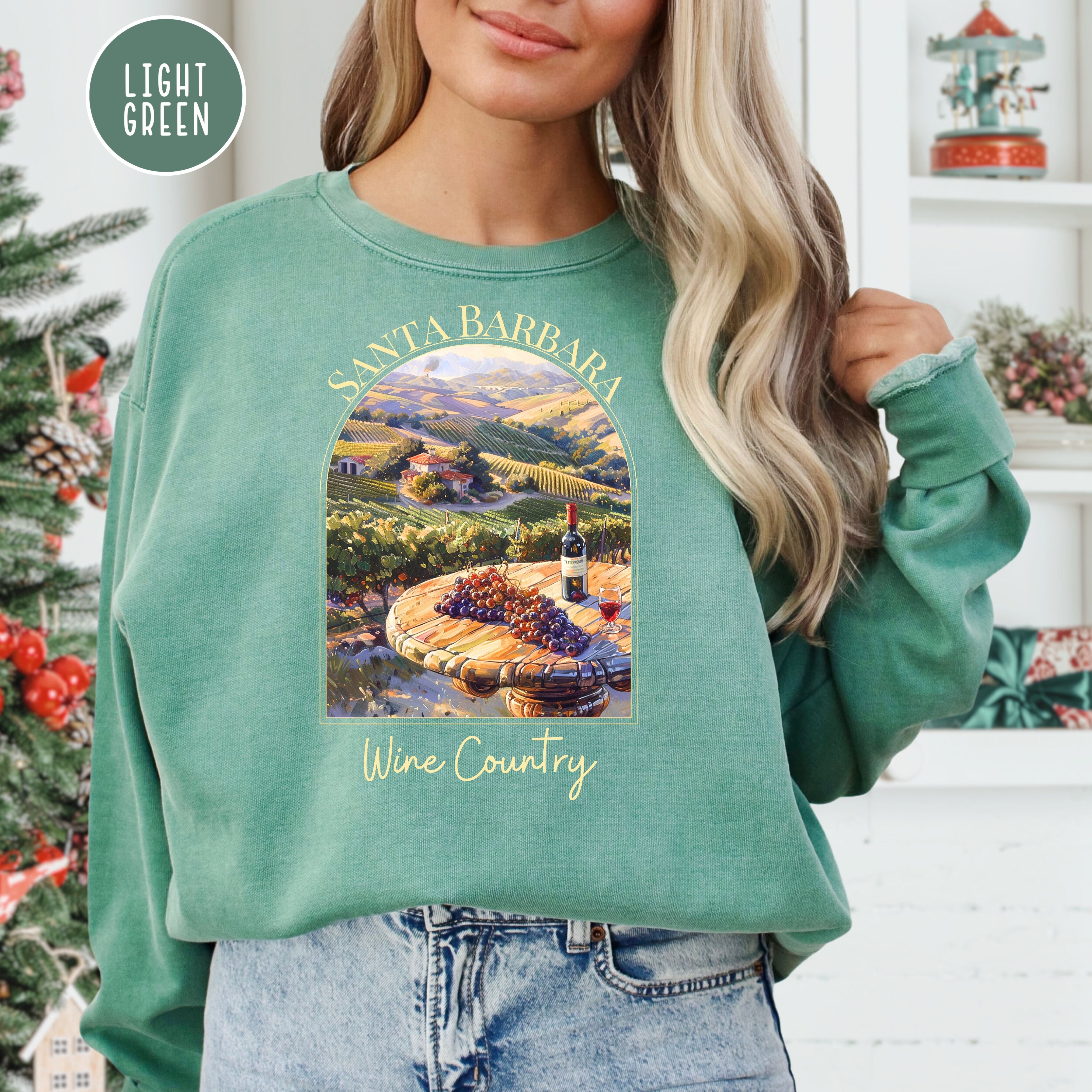 Santa Barbara Wine Country Comfort Colors® Sweatshirt