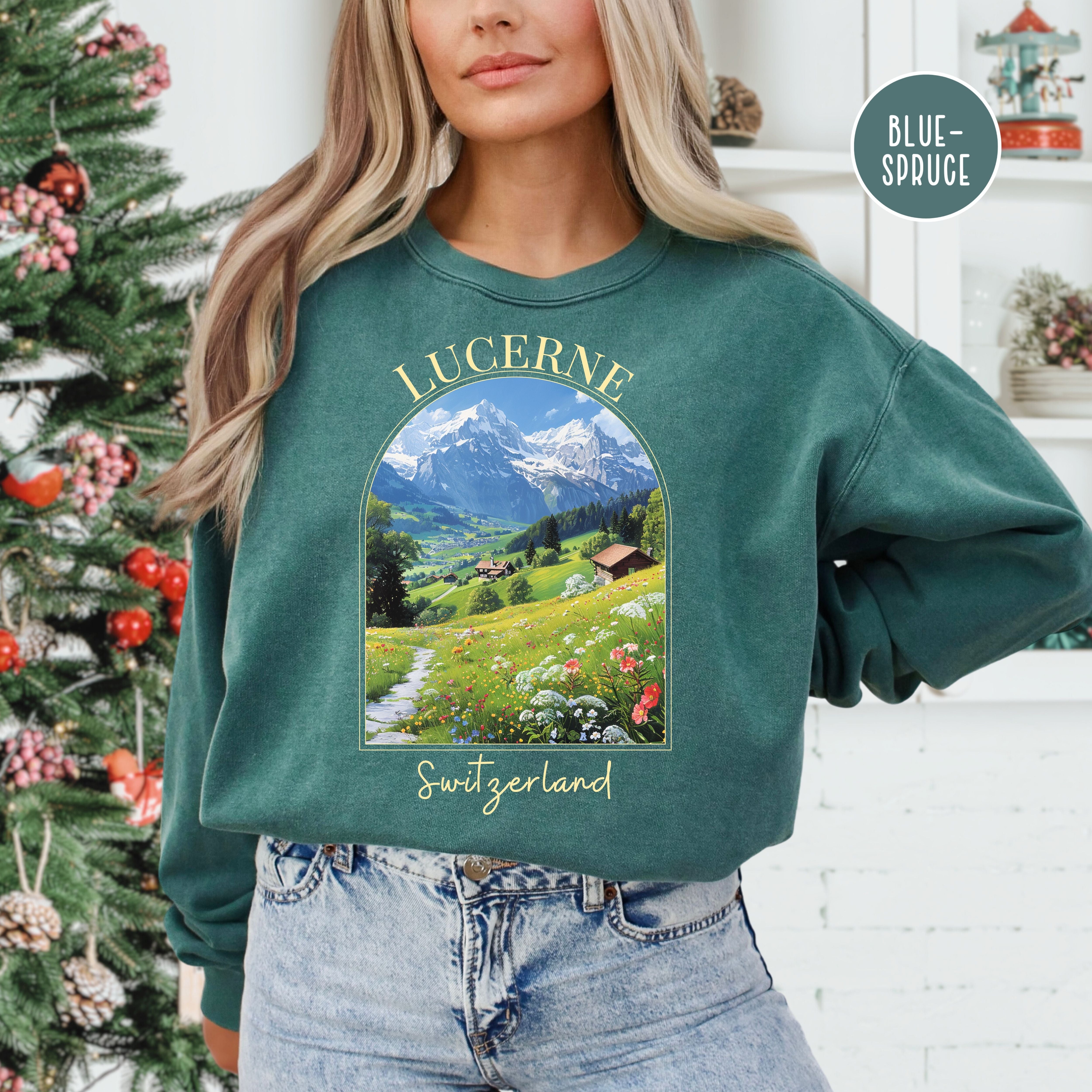 Lucerne Switzerland Comfort Colors® Sweatshirt