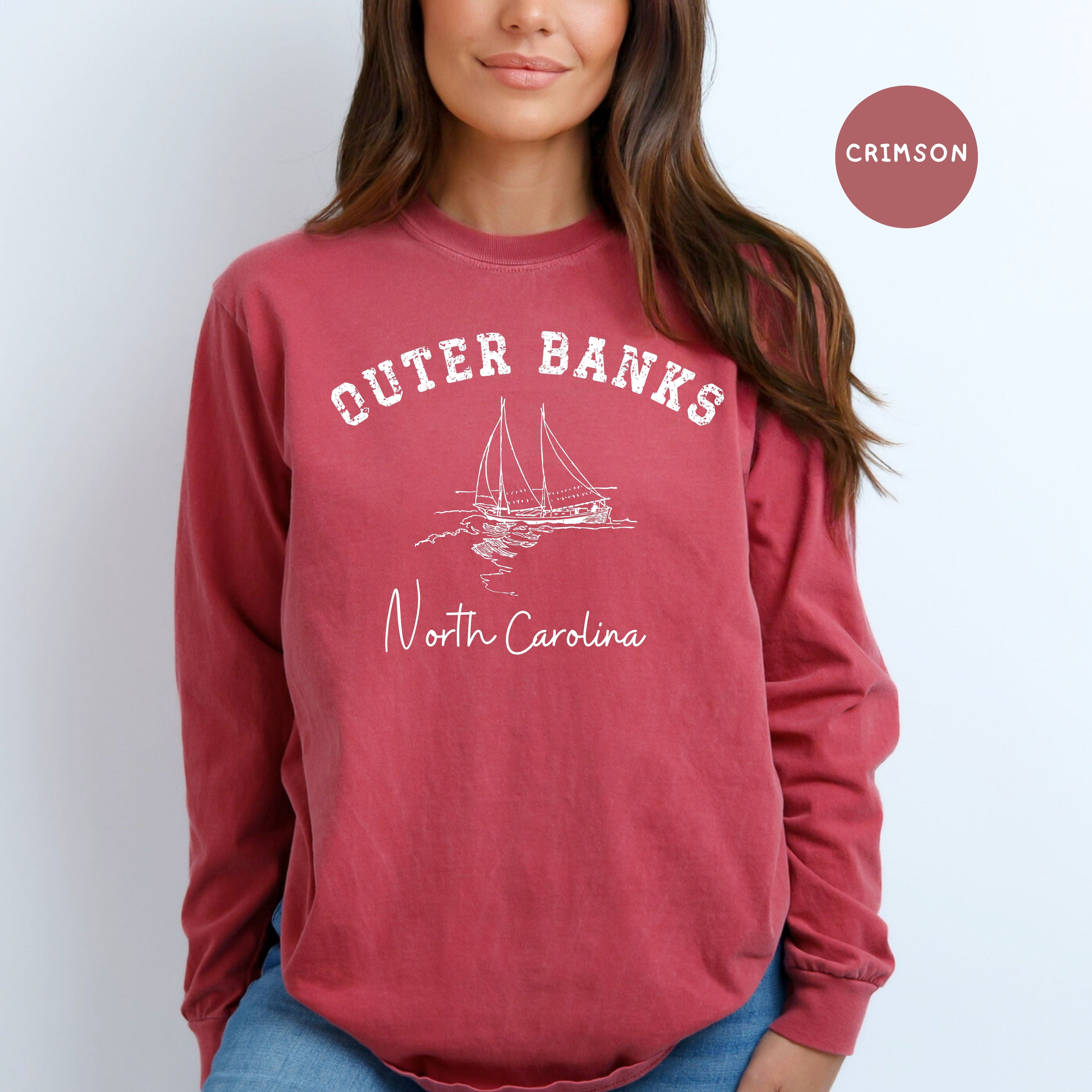 Outer Banks North Carolina Comfort Colors® Long Sleeve Unisex Tee