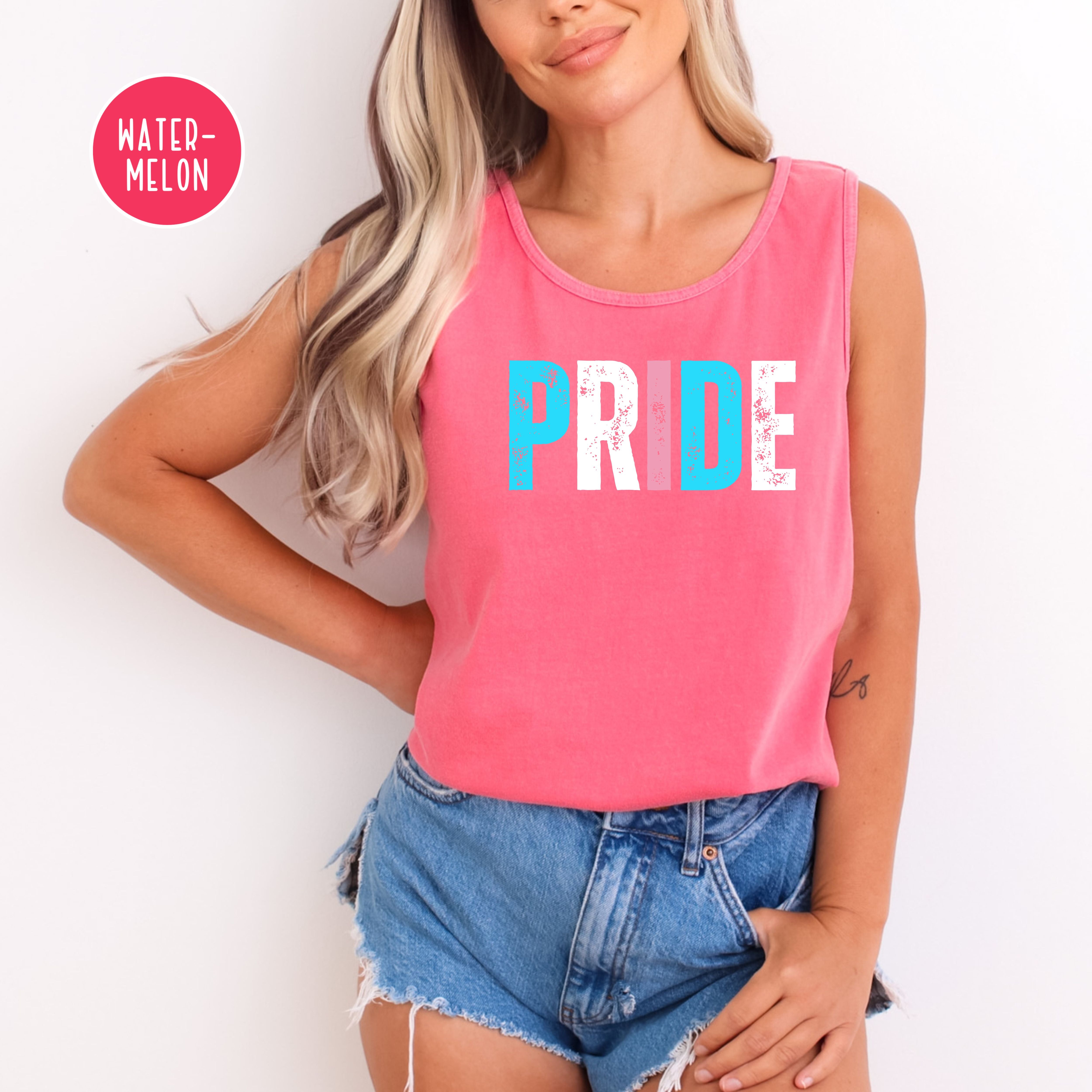 Transgender Pridefest Comfort Colors Tank Top