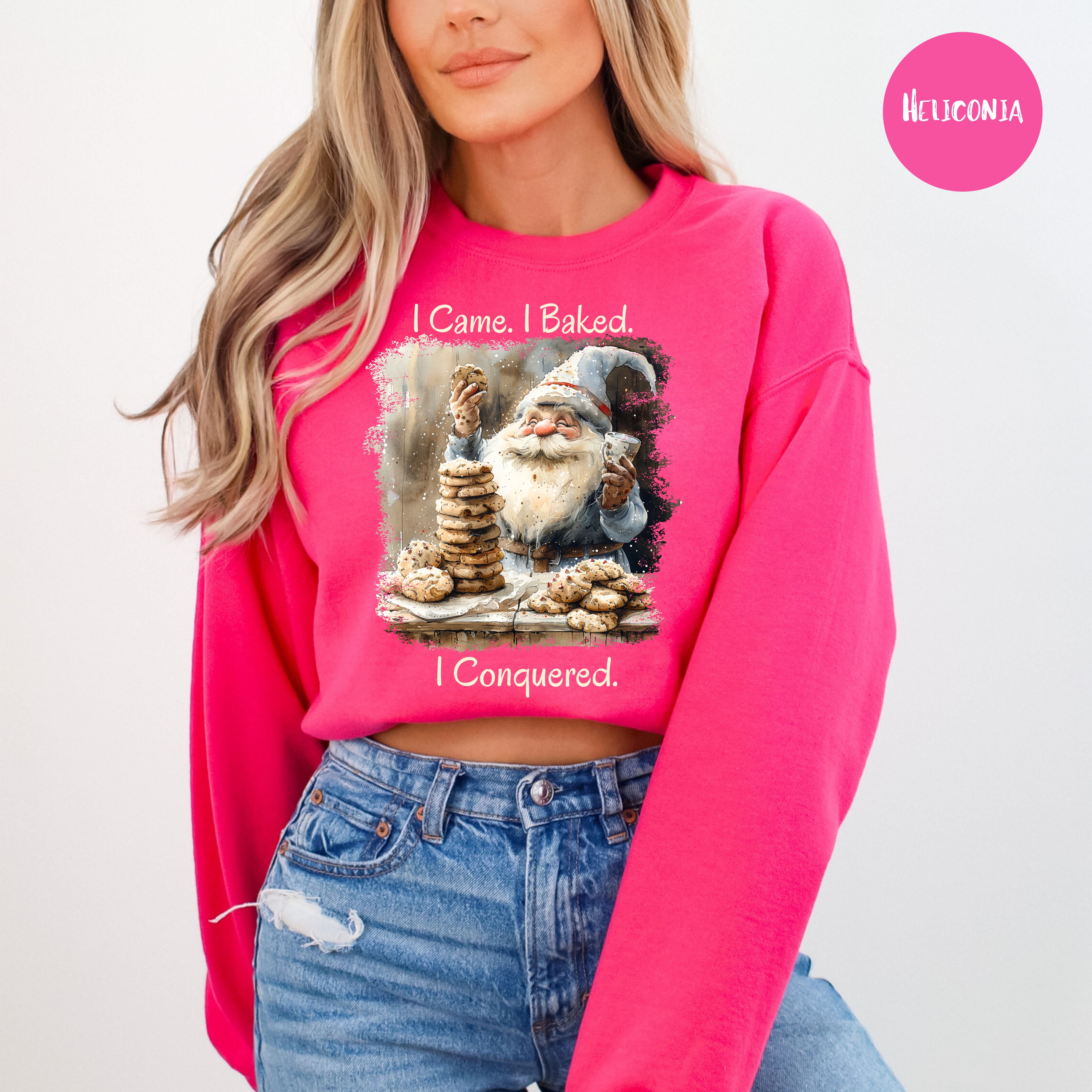 I Came I Baked I Conquered Baker Christmas Gift Sweatshirt