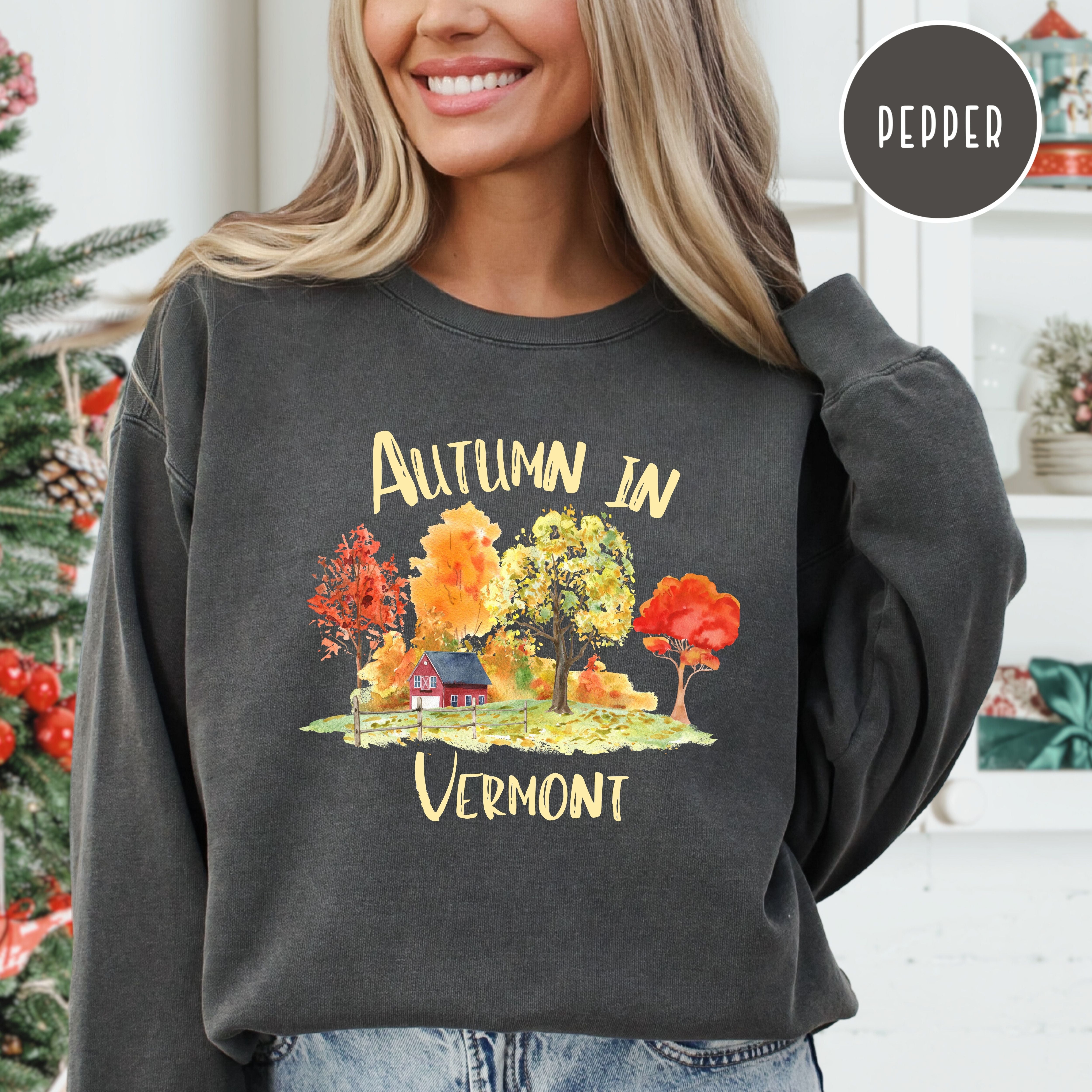 Autumn in Vermont Comfort Colors® Autumn Sweatshirt