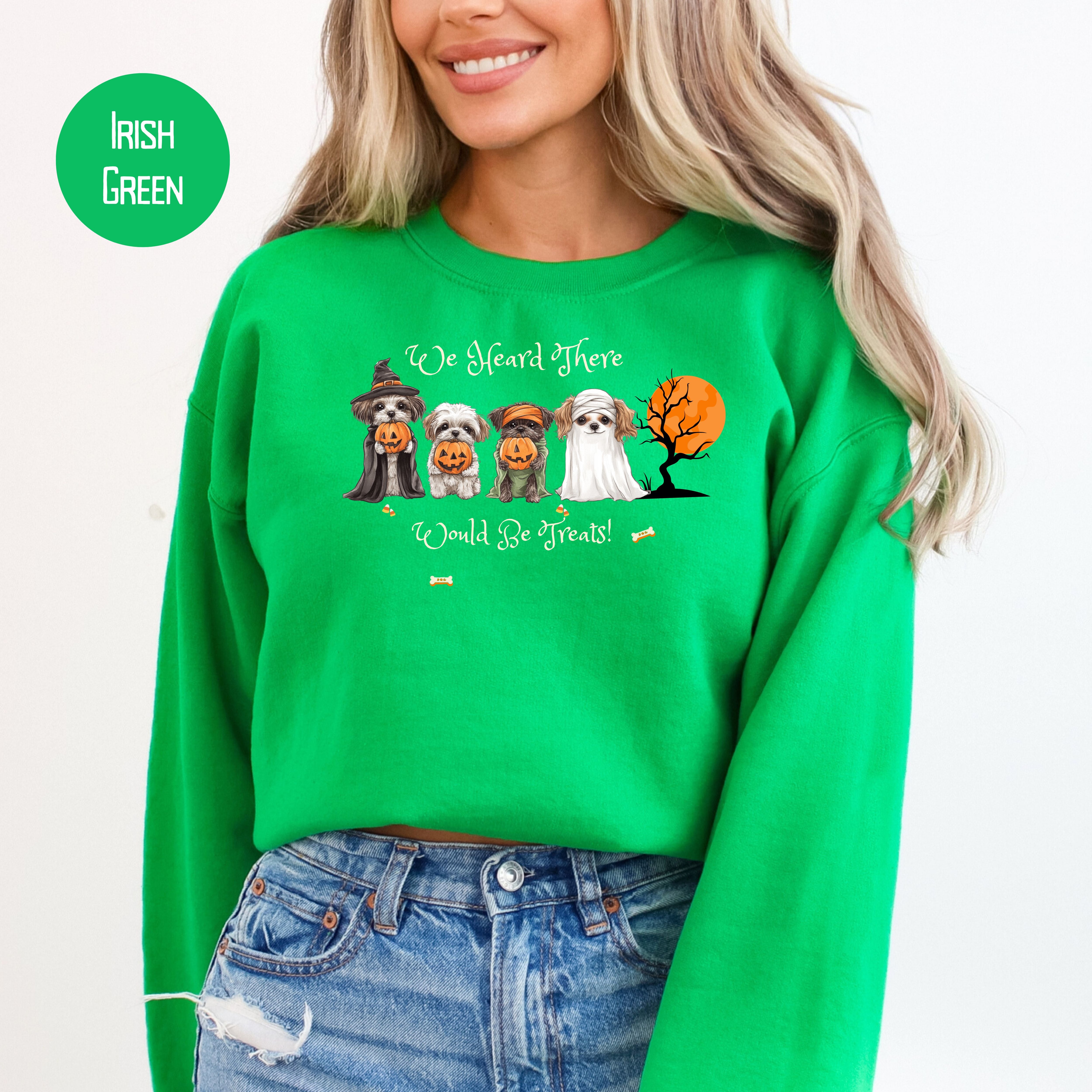 Funny Dog Lover Halloween Sweatshirt for Dog Mama