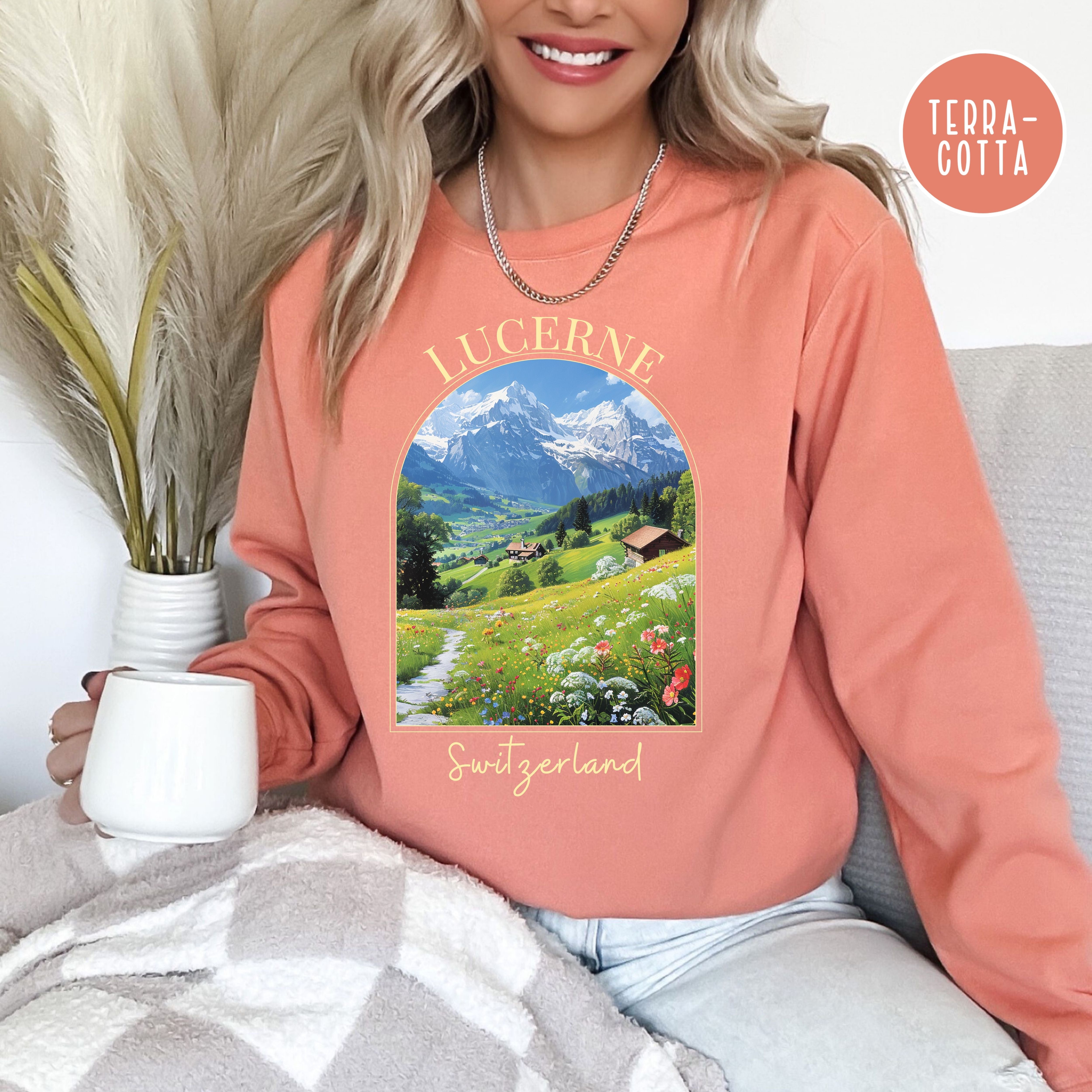 Lucerne Switzerland Comfort Colors® Sweatshirt