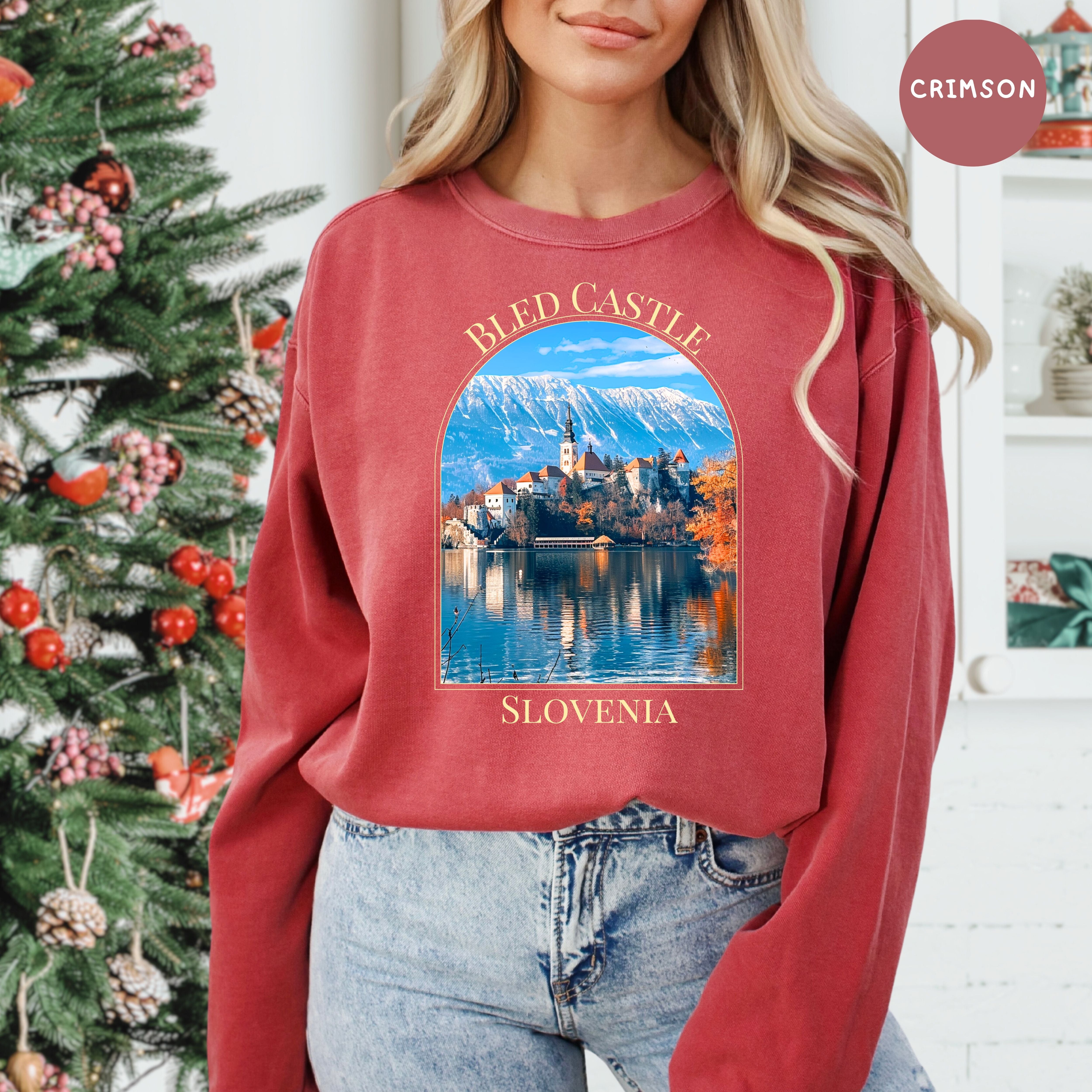 Bled Castle Slovenia Comfort Colors® Sweatshirt