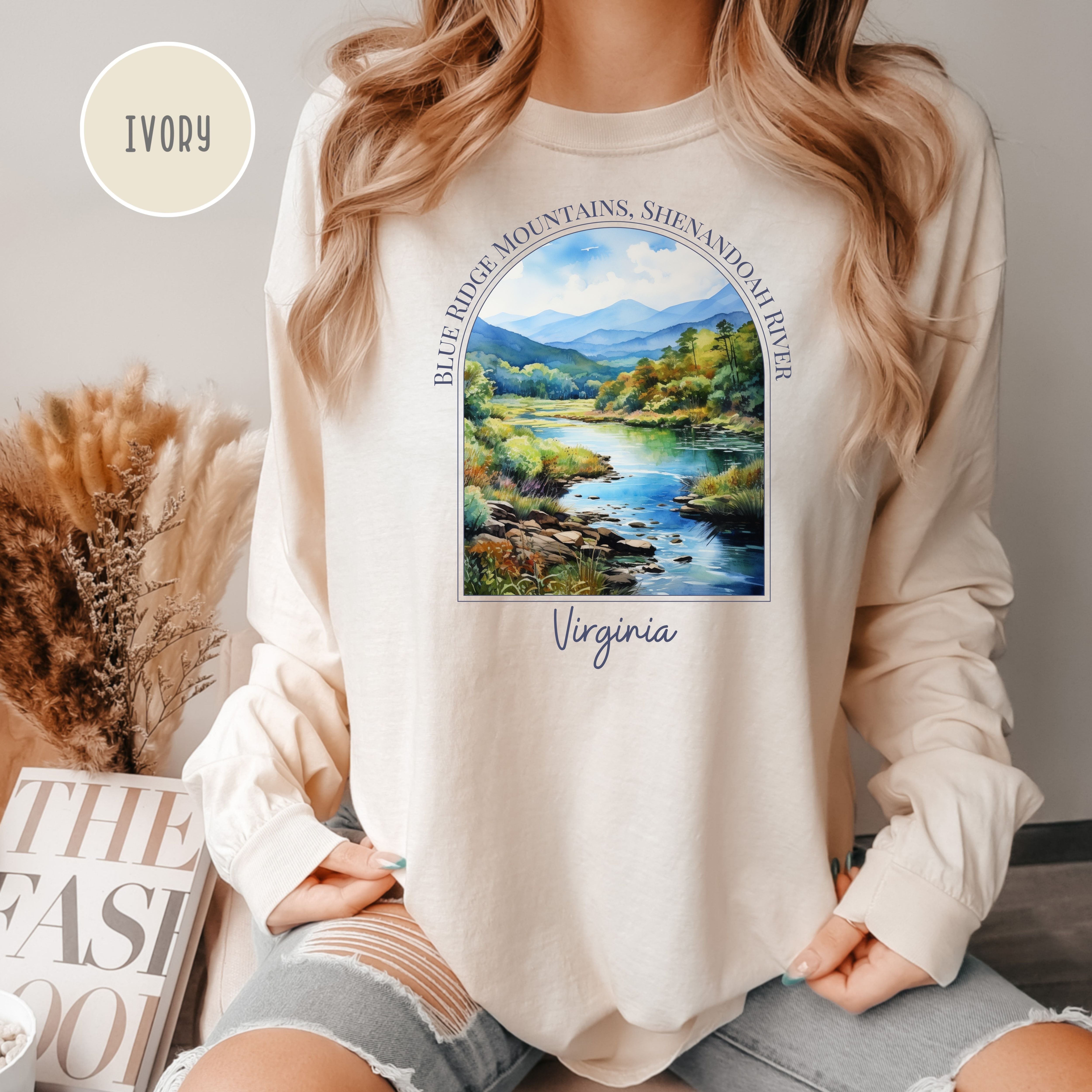 West Virginia Blue Ridge Mountains Comfort Colors® Tee