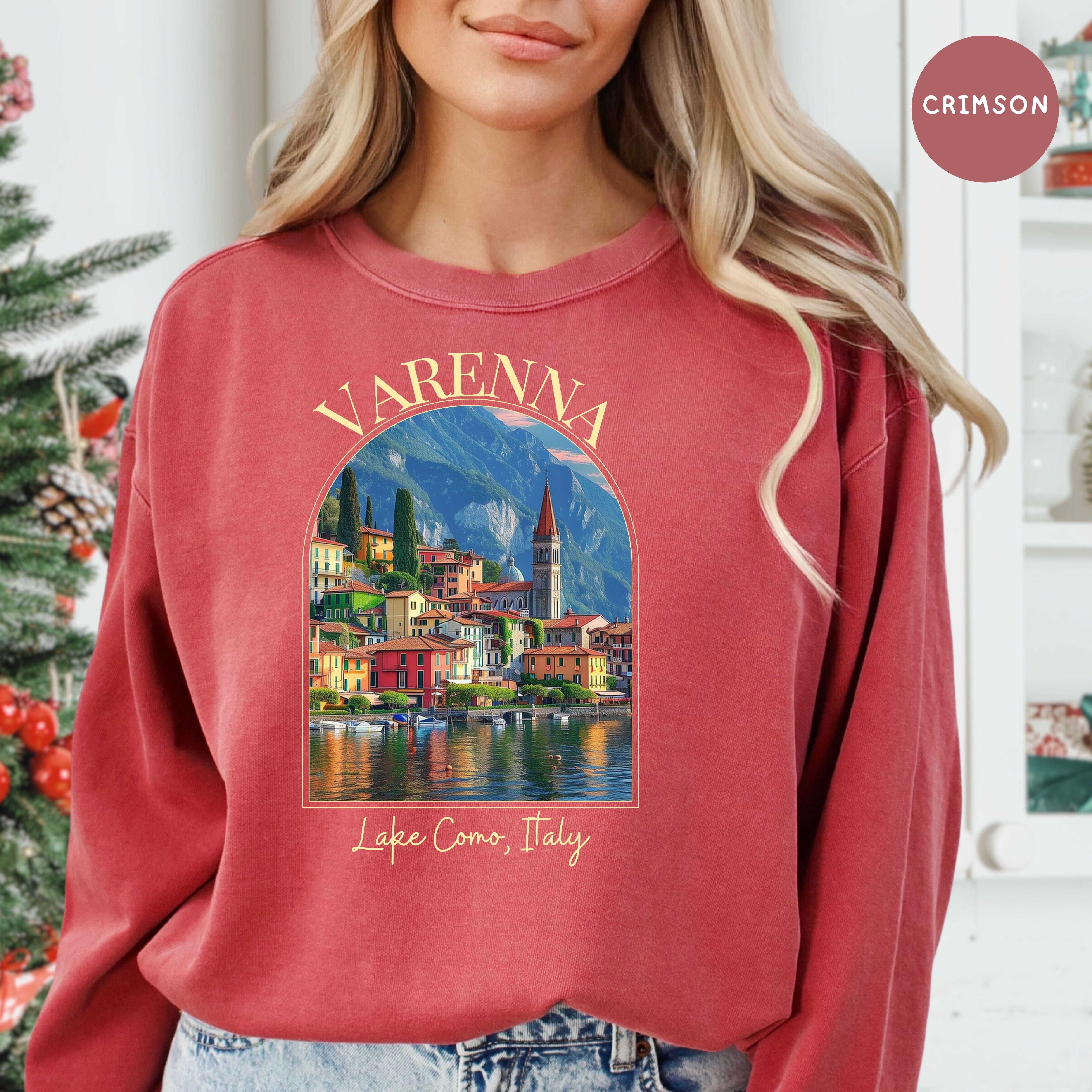 Varenna Lake Como Italy Comfort Colors® Sweatshirt