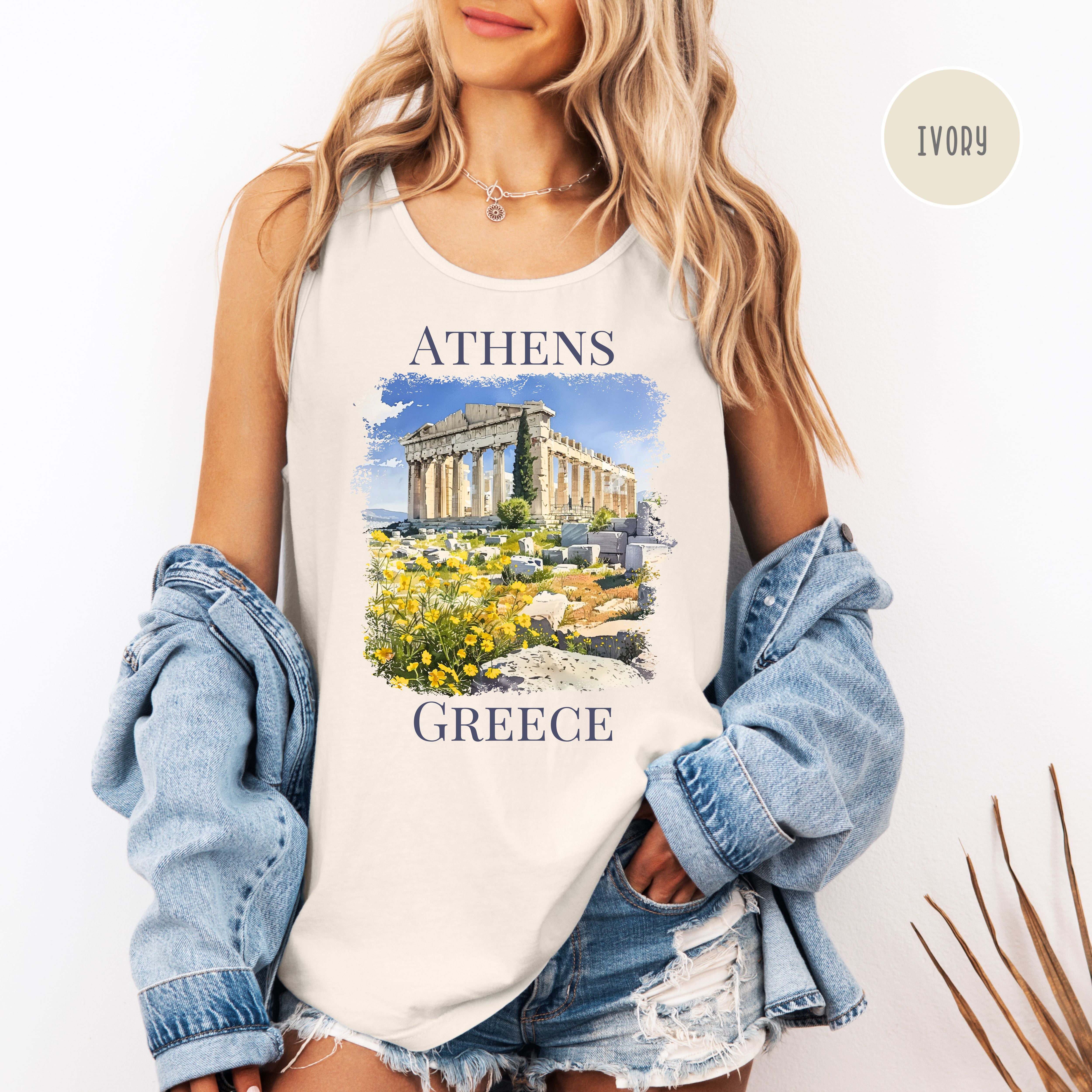Athens Greece Comfort Colors Adult Unisex Tank Top