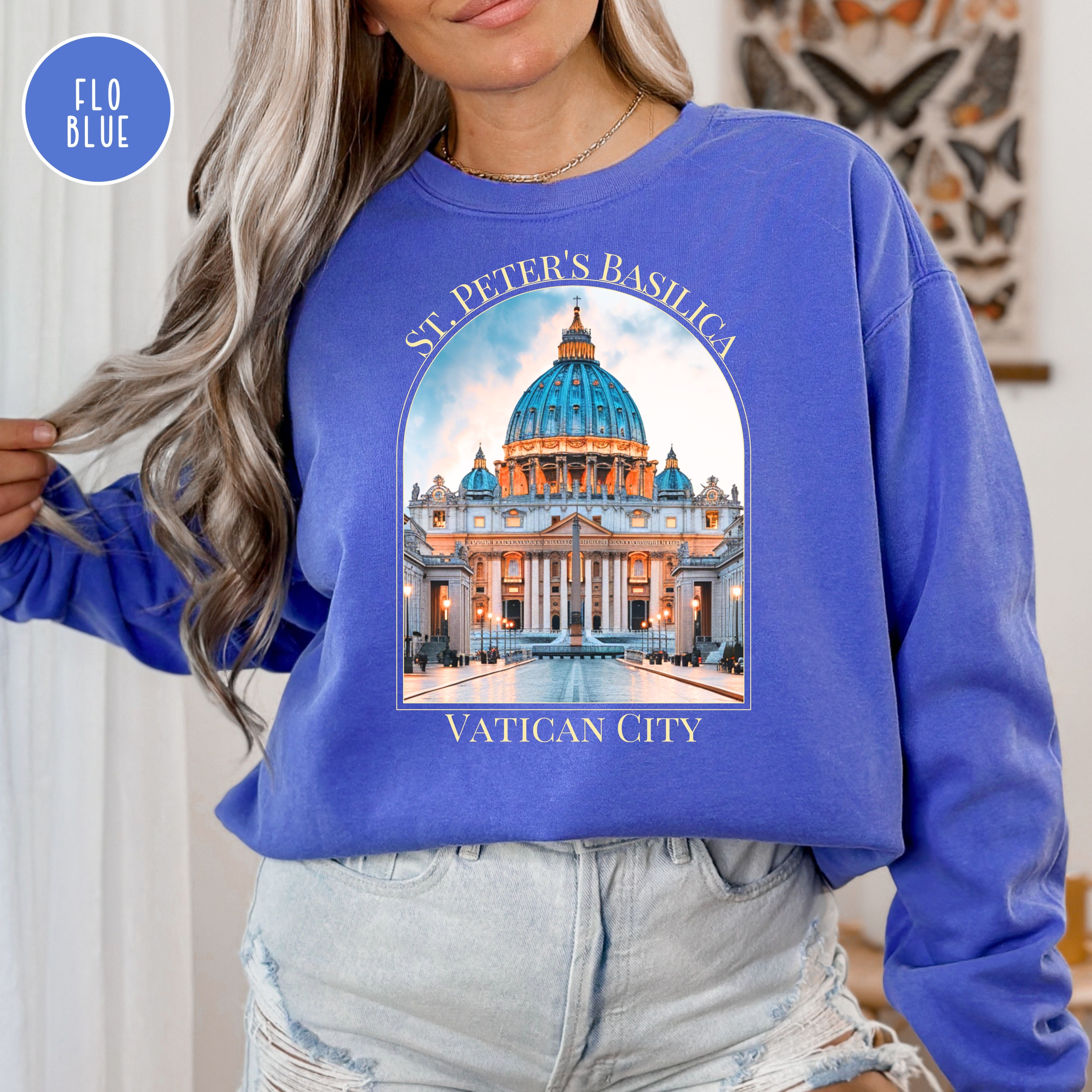 Saint Peter's Basilica Comfort Colors® Sweatshirt