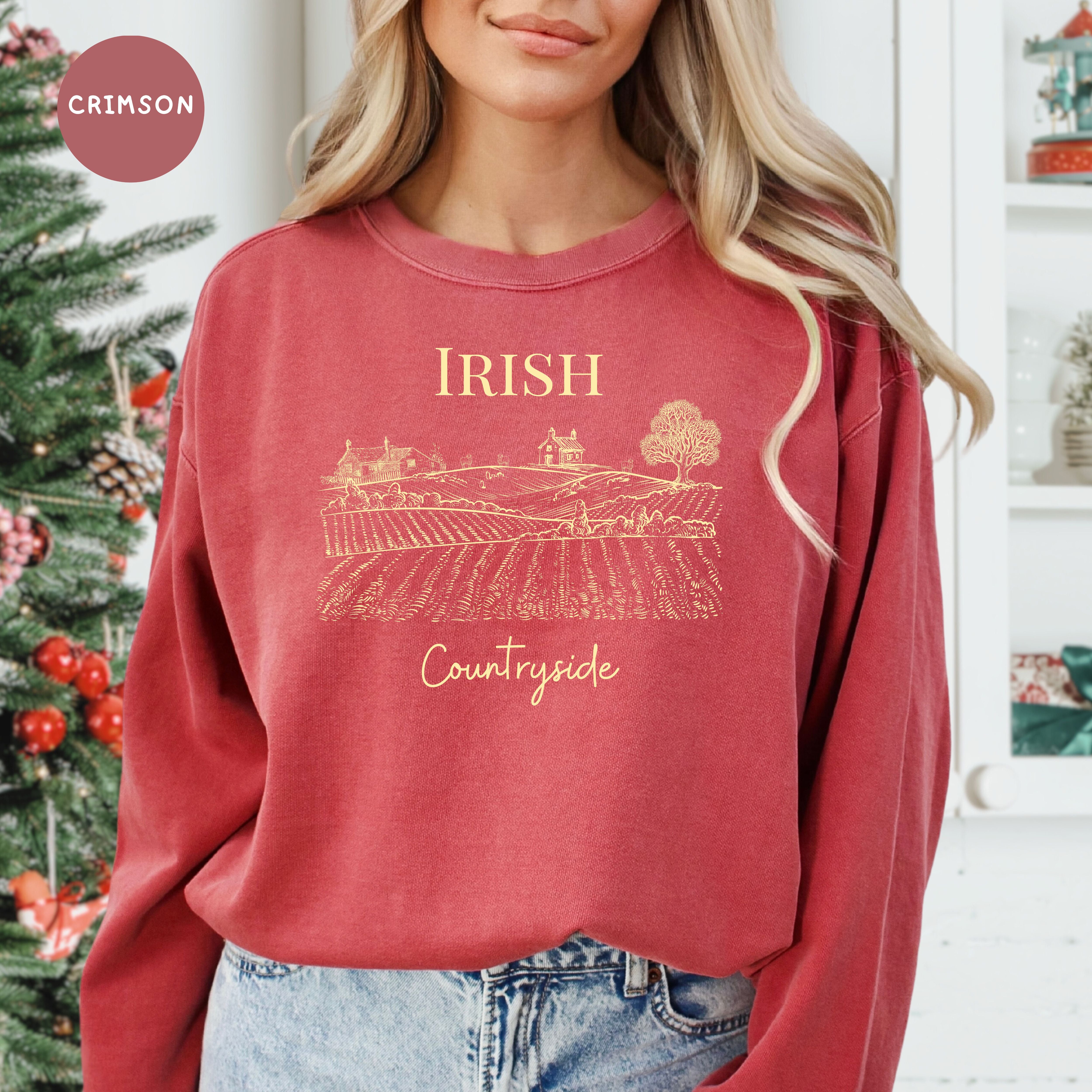 Irish Countryside Comfort Colors® Ireland Sweatshirt