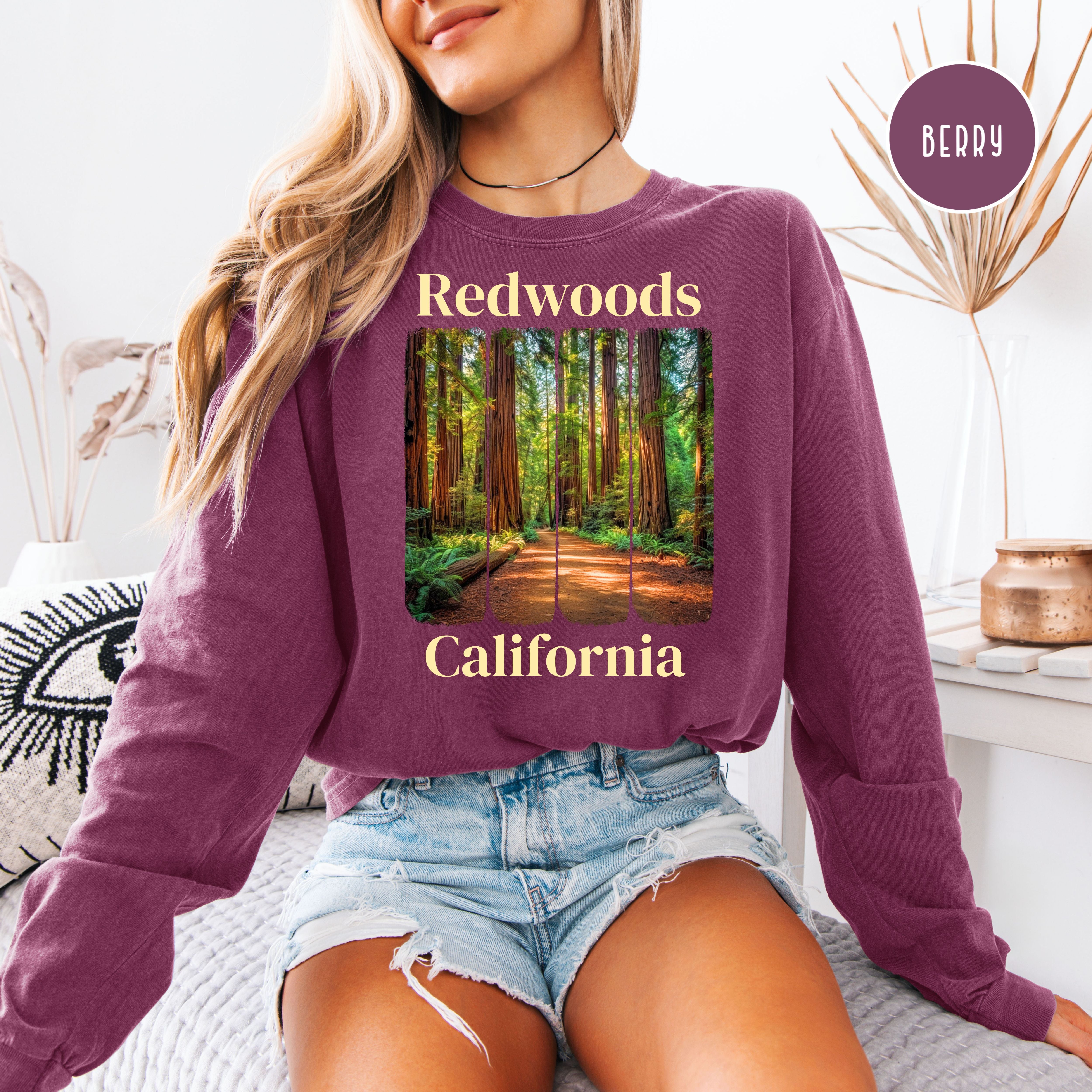 California Redwoods Unisex Long Sleeve Comfort Colors T-Shirt