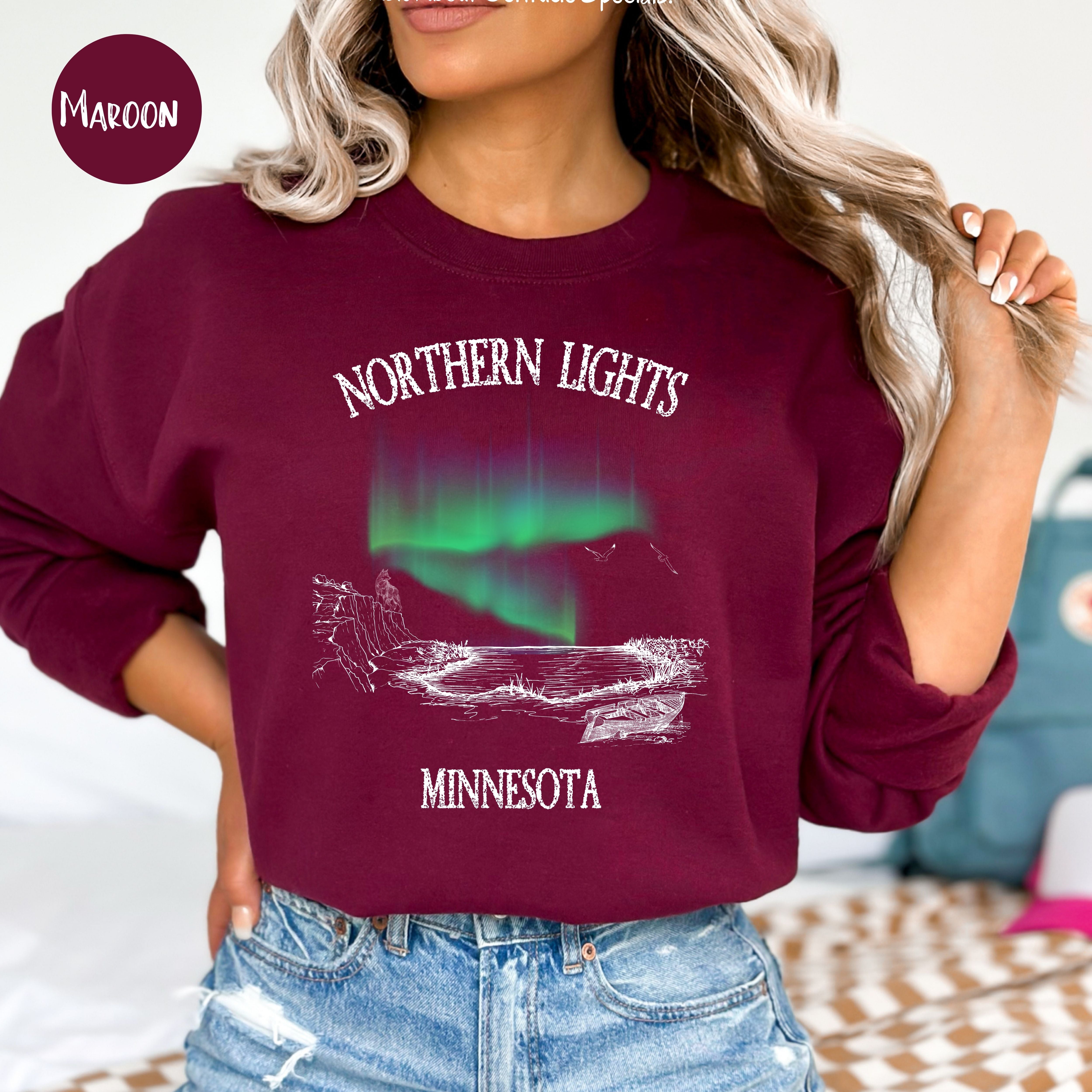 Northern Lights Over Minnesota Sweatshirt