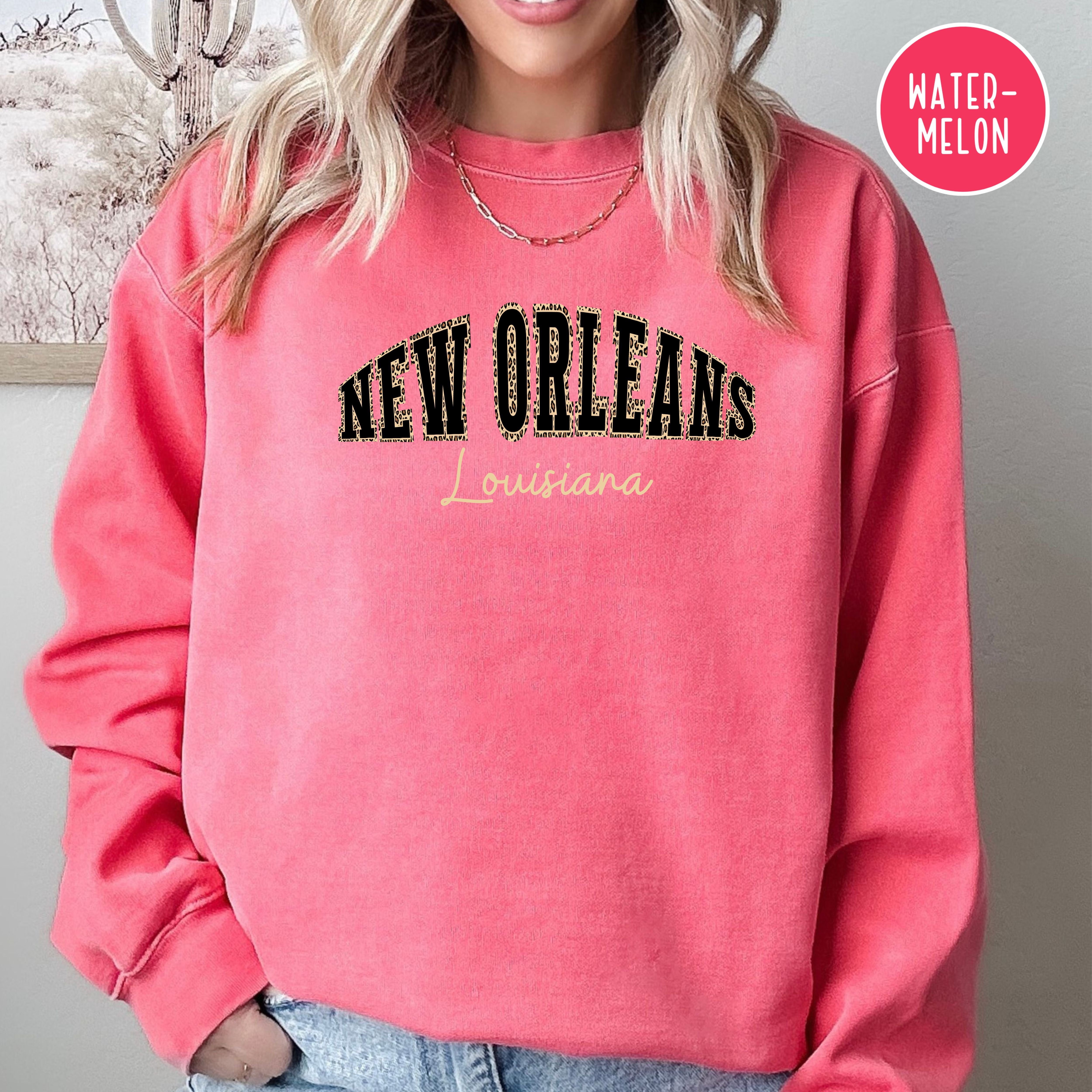 New Orleans Cheta Print Comfort Colors® Sweatshirt