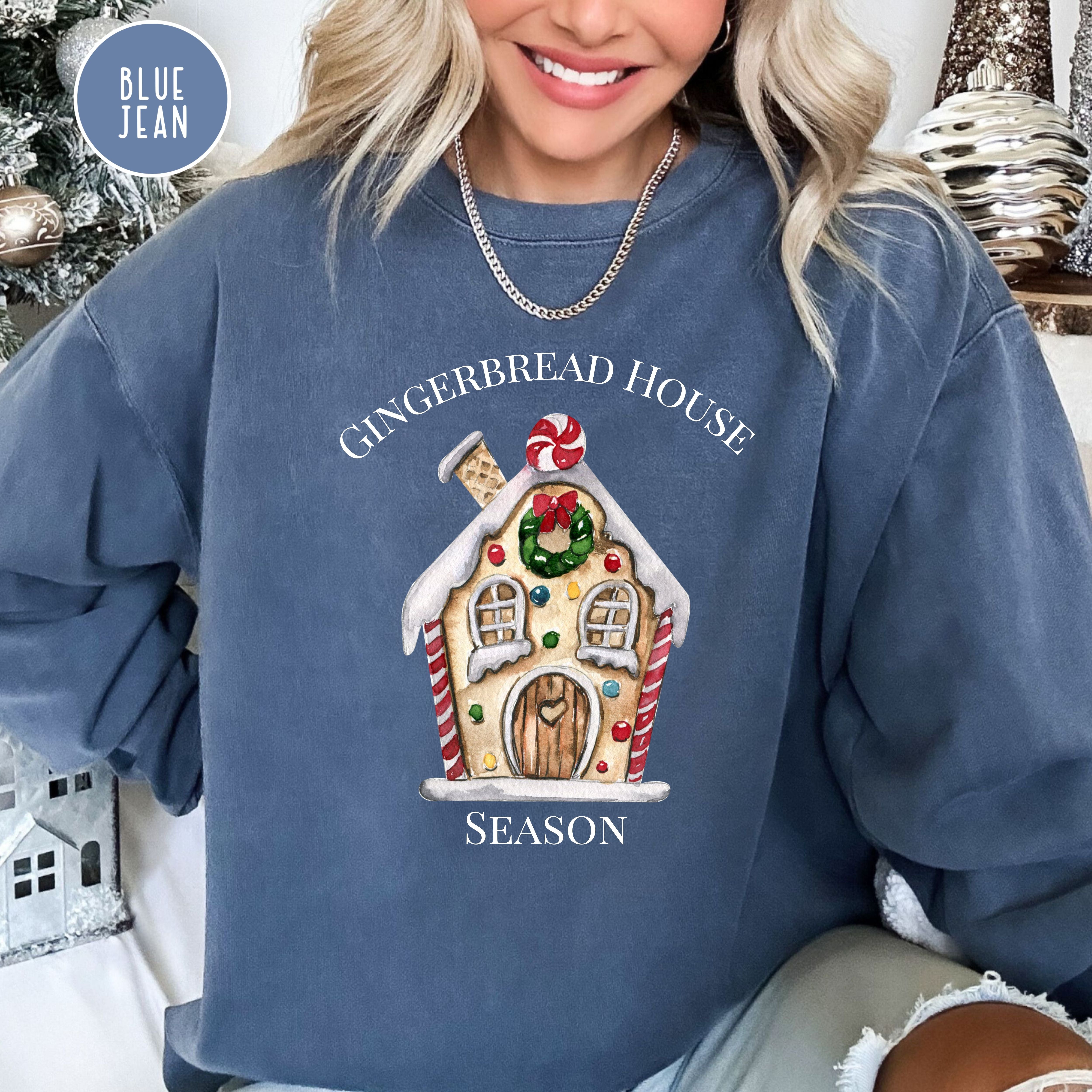 Gingerbread House Season Comfort Colors® Sweatshirt