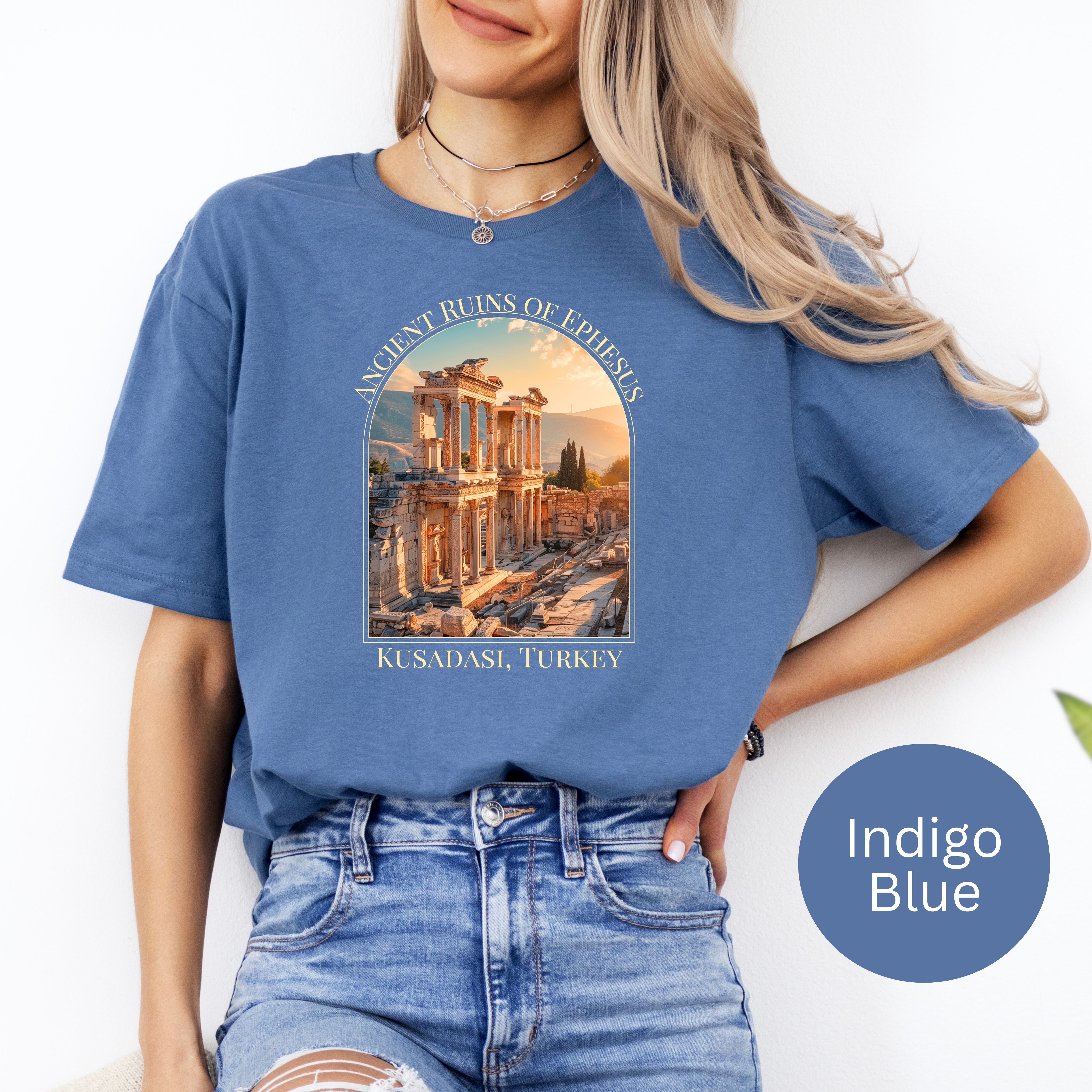 Kusadasi Turkey Ephesus Ancient City Soft-Style Unisex Tee