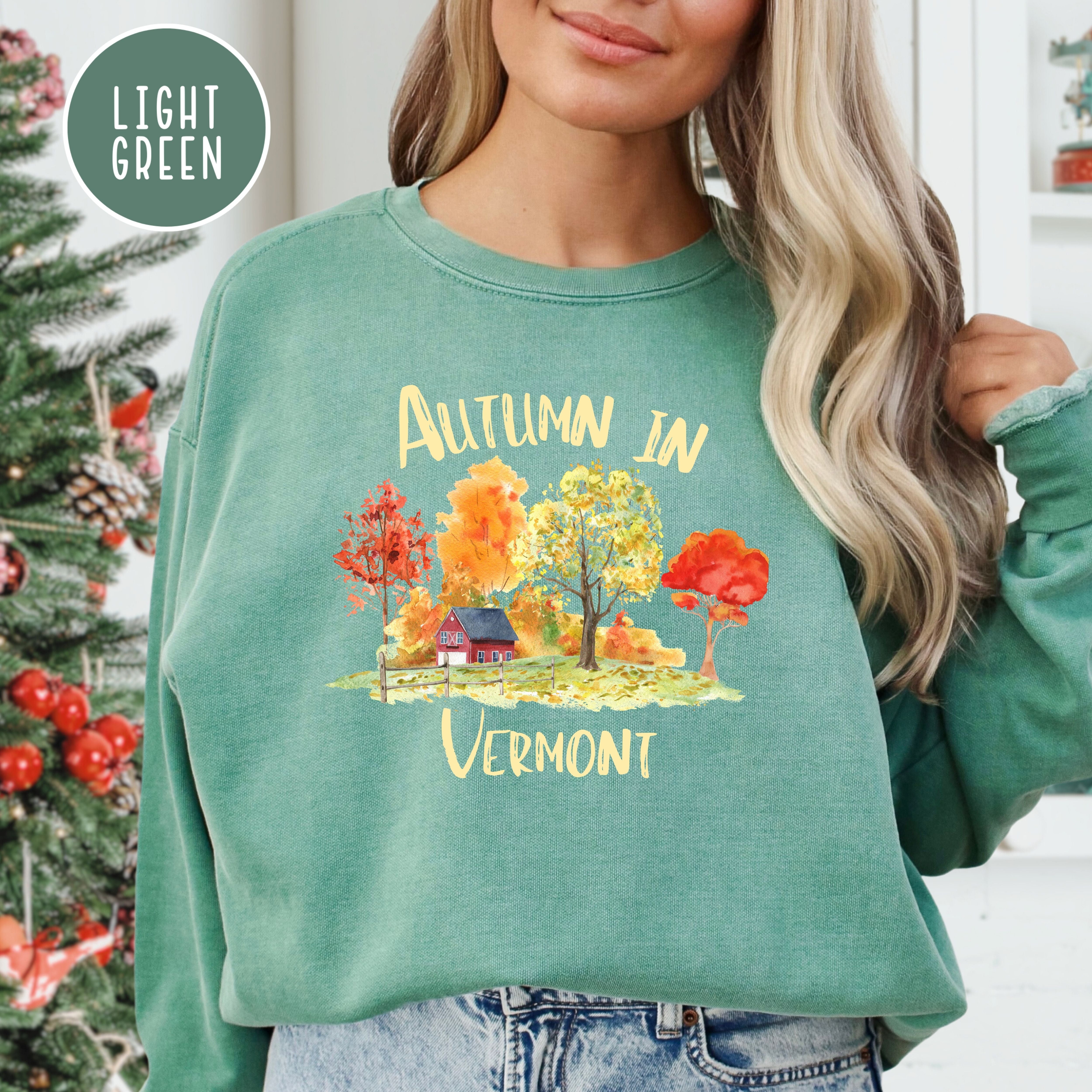 Autumn in Vermont Comfort Colors® Autumn Sweatshirt