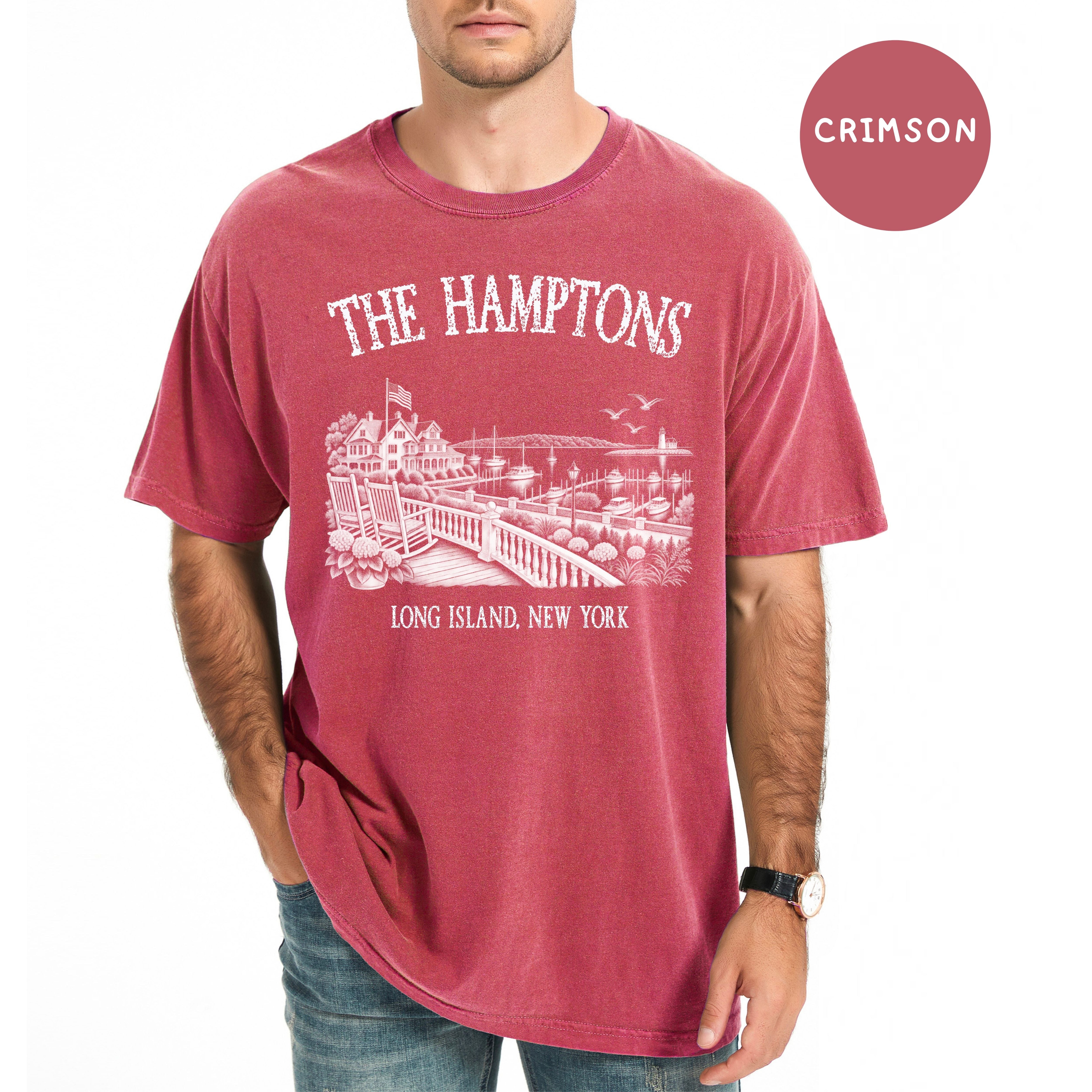 The Hamptons New York Comfort Colors T-Shirt, Hamptons Vacation Gift, Hamptons Gift Shirt, Hamptons Summer, New York Gift, Hamptons Shirt